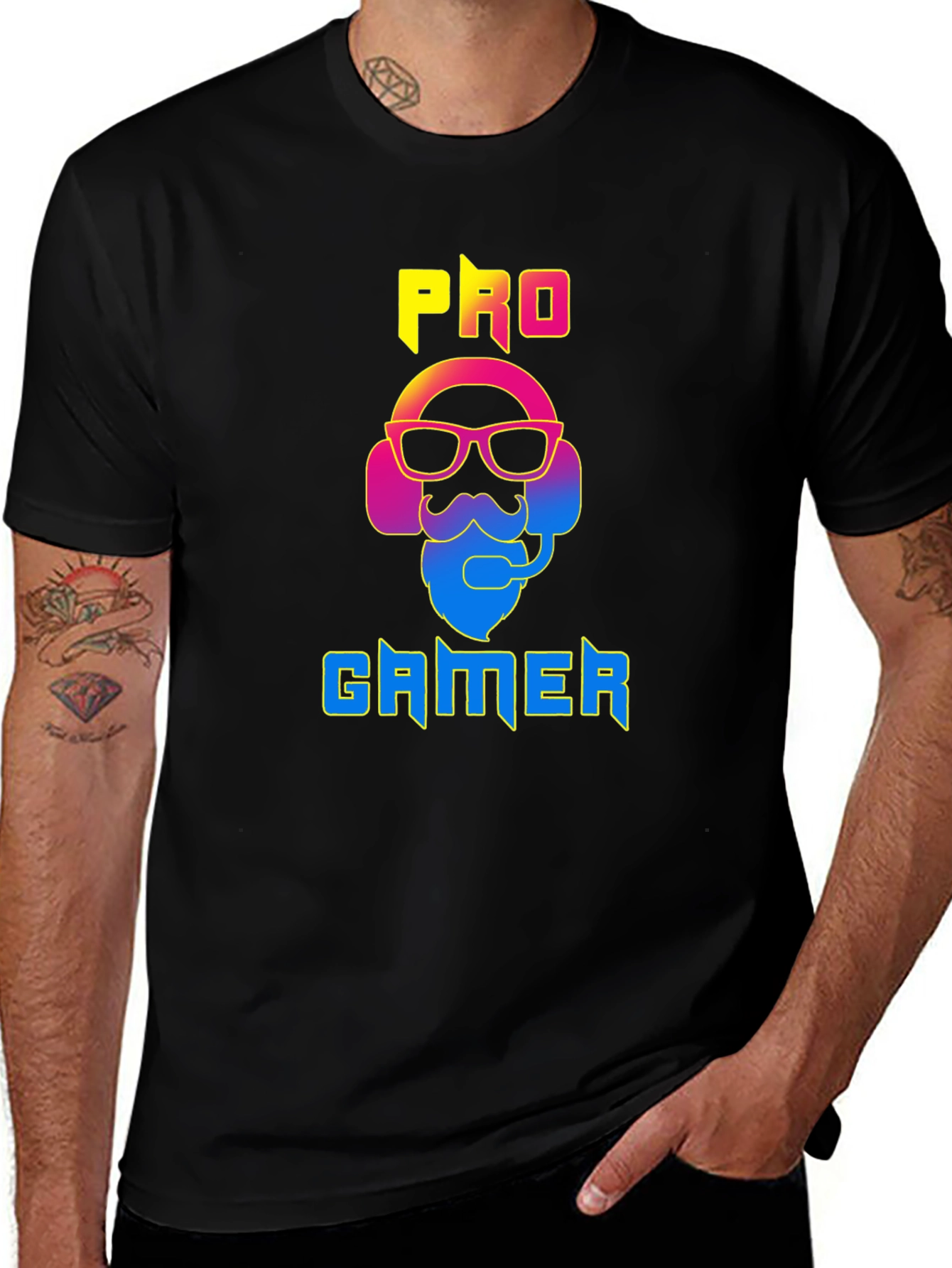 Variant 19 of Pro Gamer Black T-Shirt - Cool Gaming Apparel