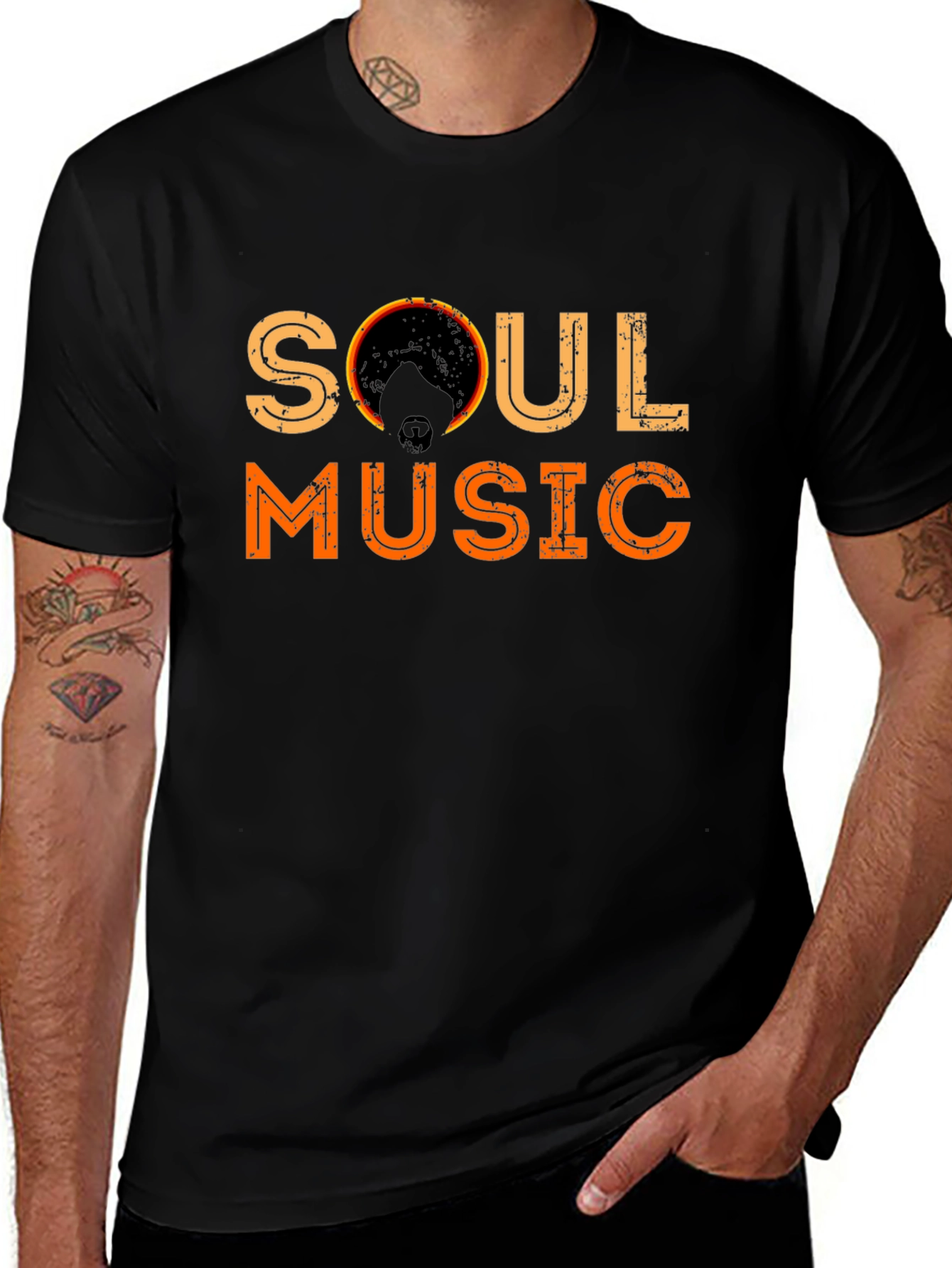 Variant 17 of Soul Music Retro Graphic T-Shirt