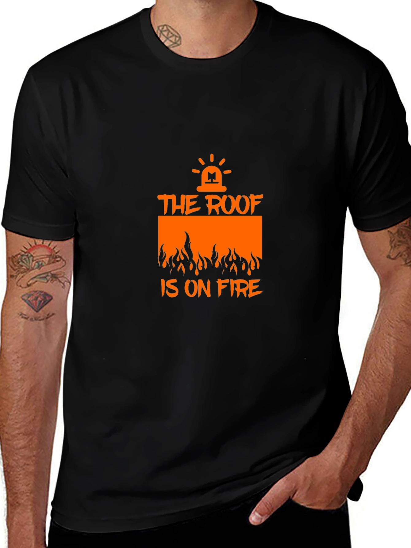 Variant 28 of The Roof is on Fire Graphic Tee