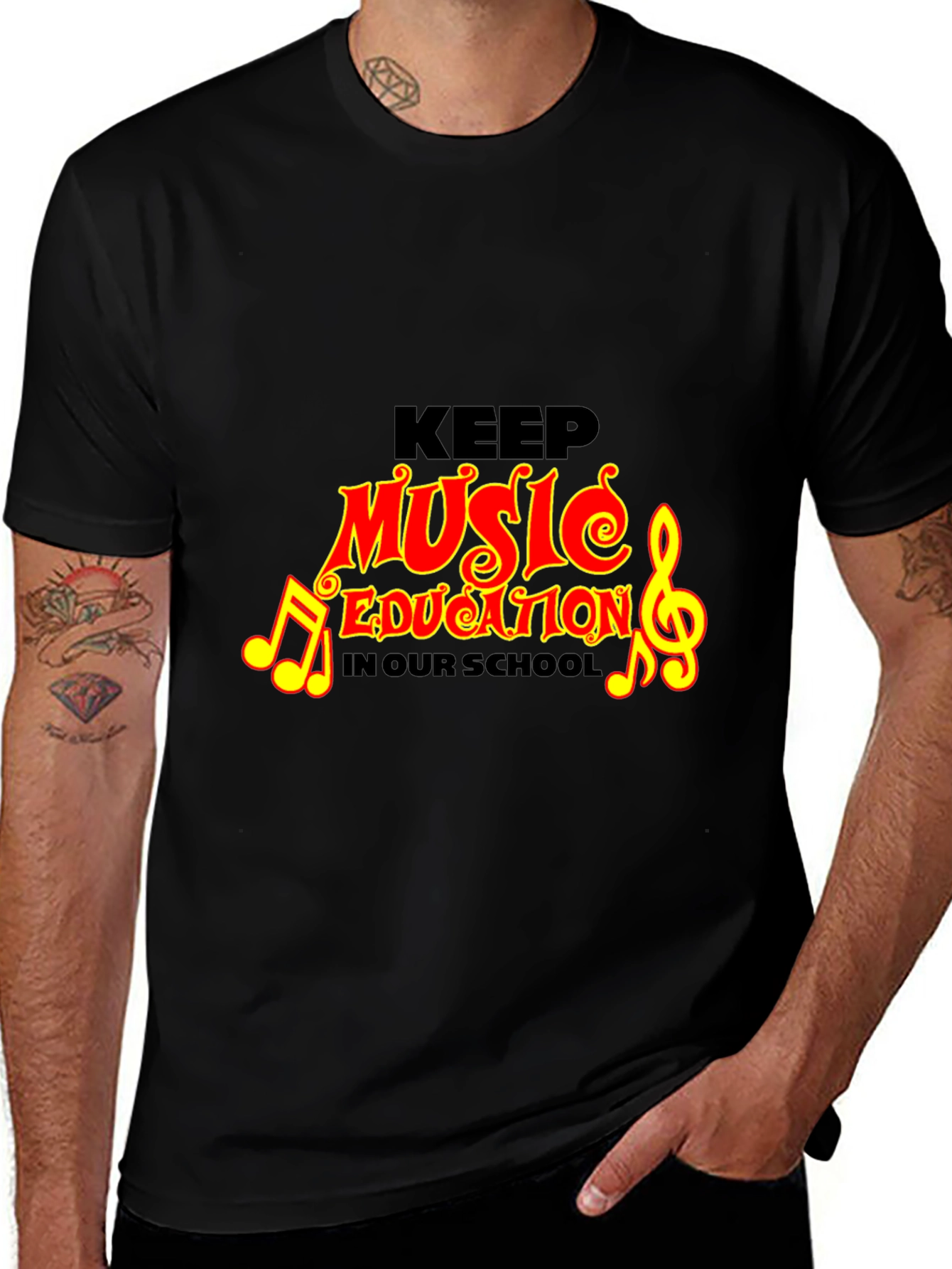 Variant 2 of Music Education T-Shirt - Keep Music In Our Schools