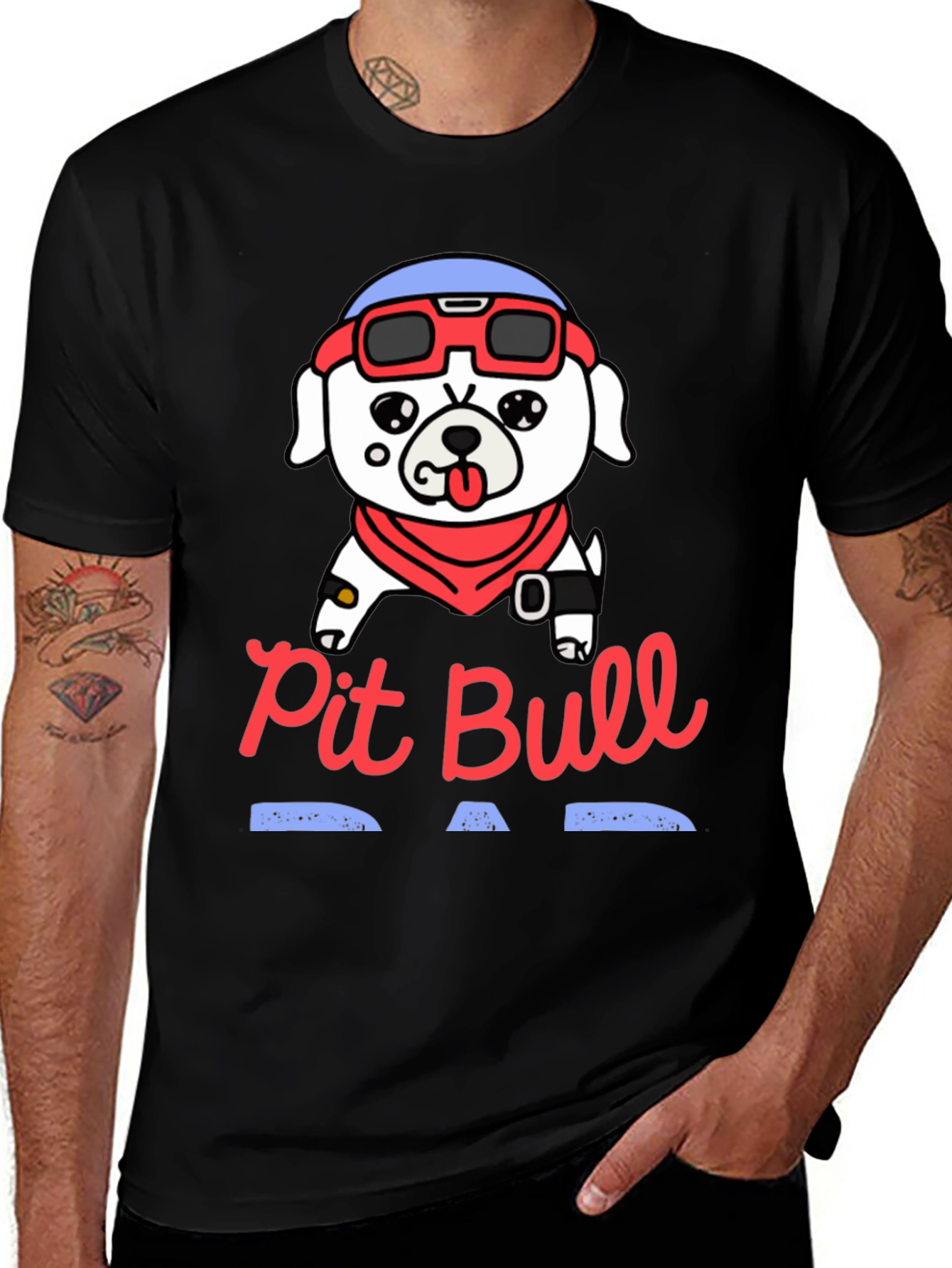 Variant 27 of Cool Pit Bull Dog T-Shirt