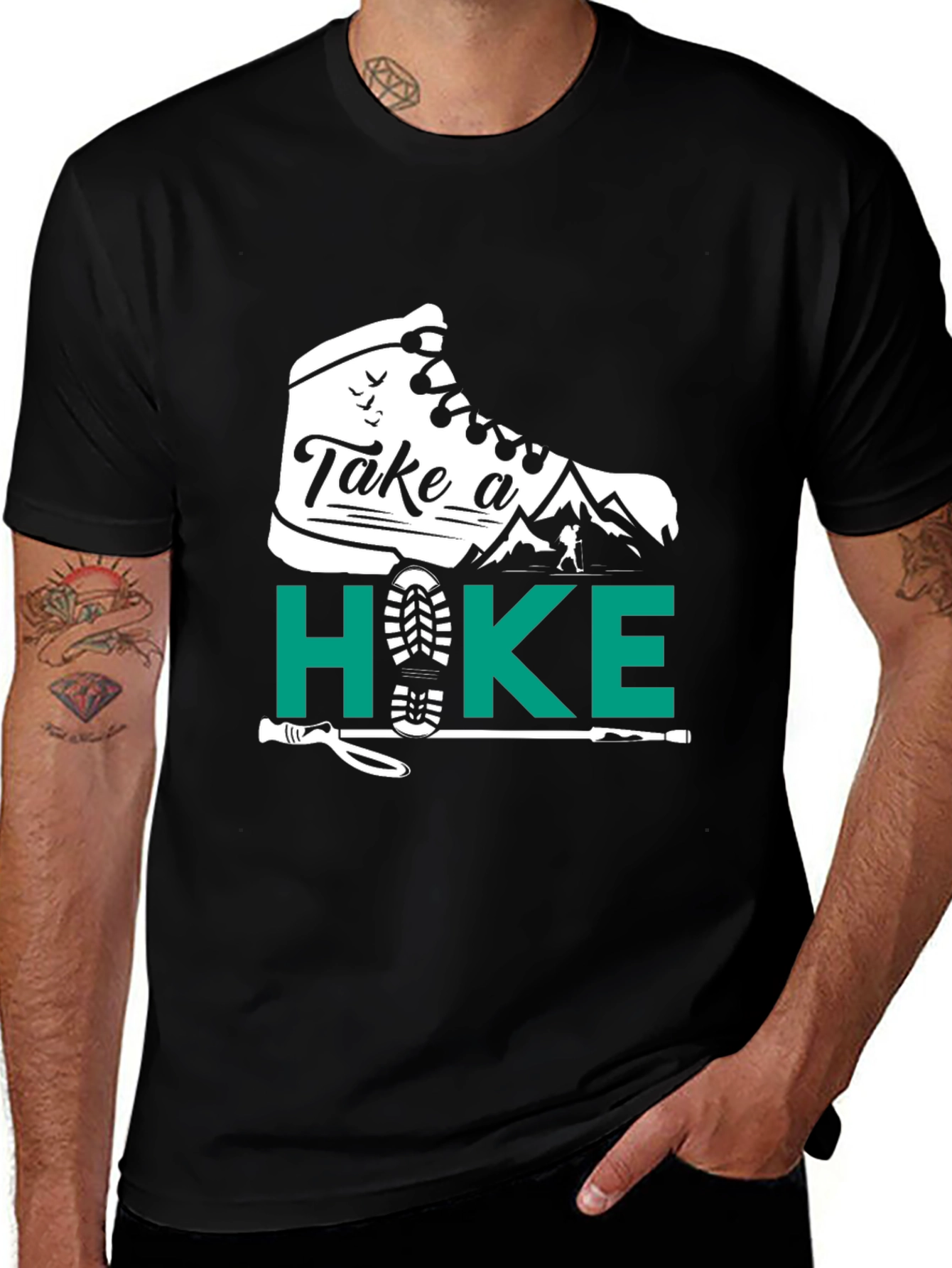 Variant 22 of Take a Hike Graphic Tee - Outdoor Adventure T-Shirt