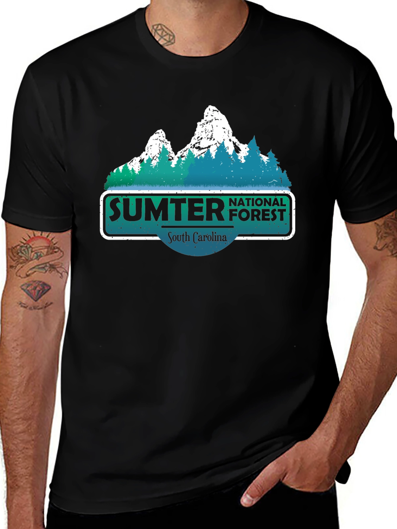 Sumter National Forest Graphic T-Shirt