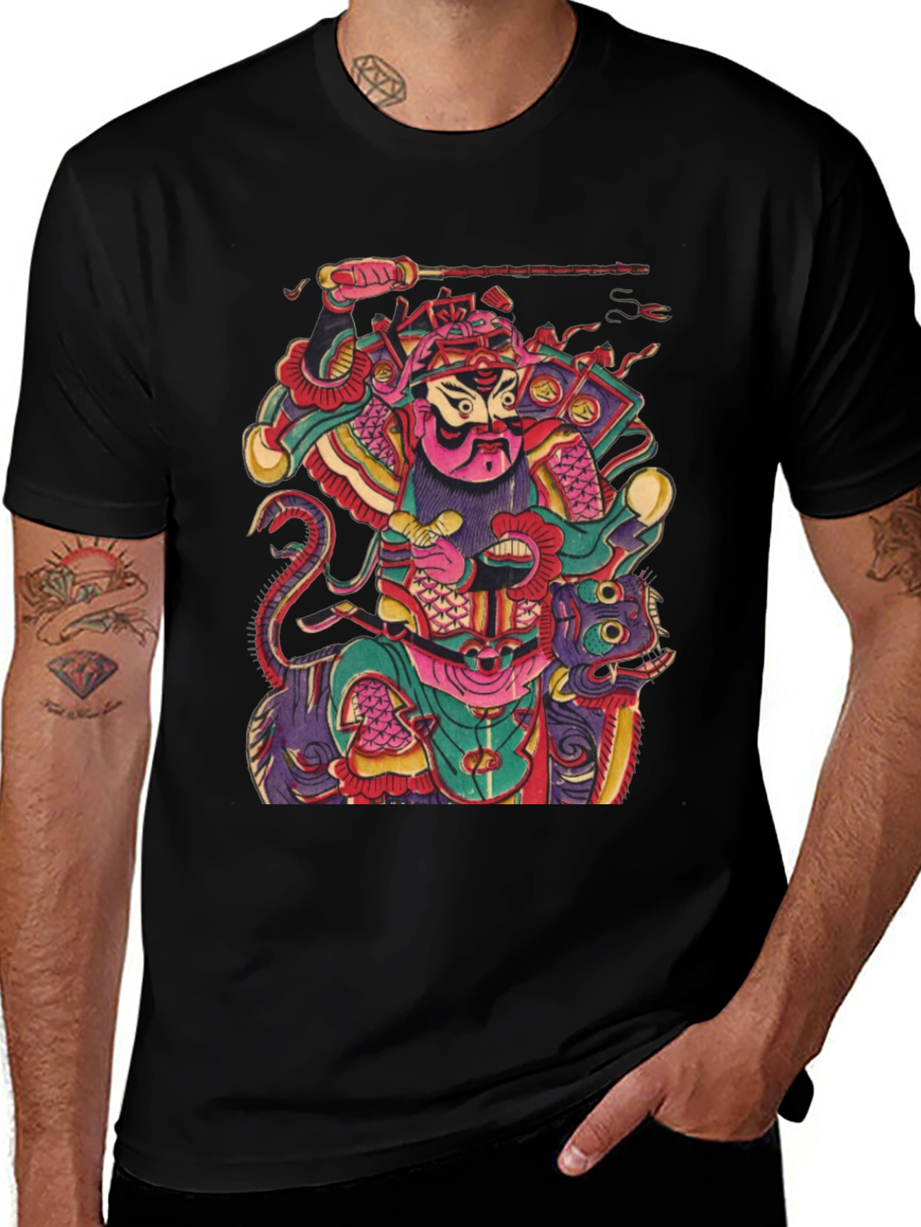 Variant 15 of Kabuki Samurai Graphic T-Shirt
