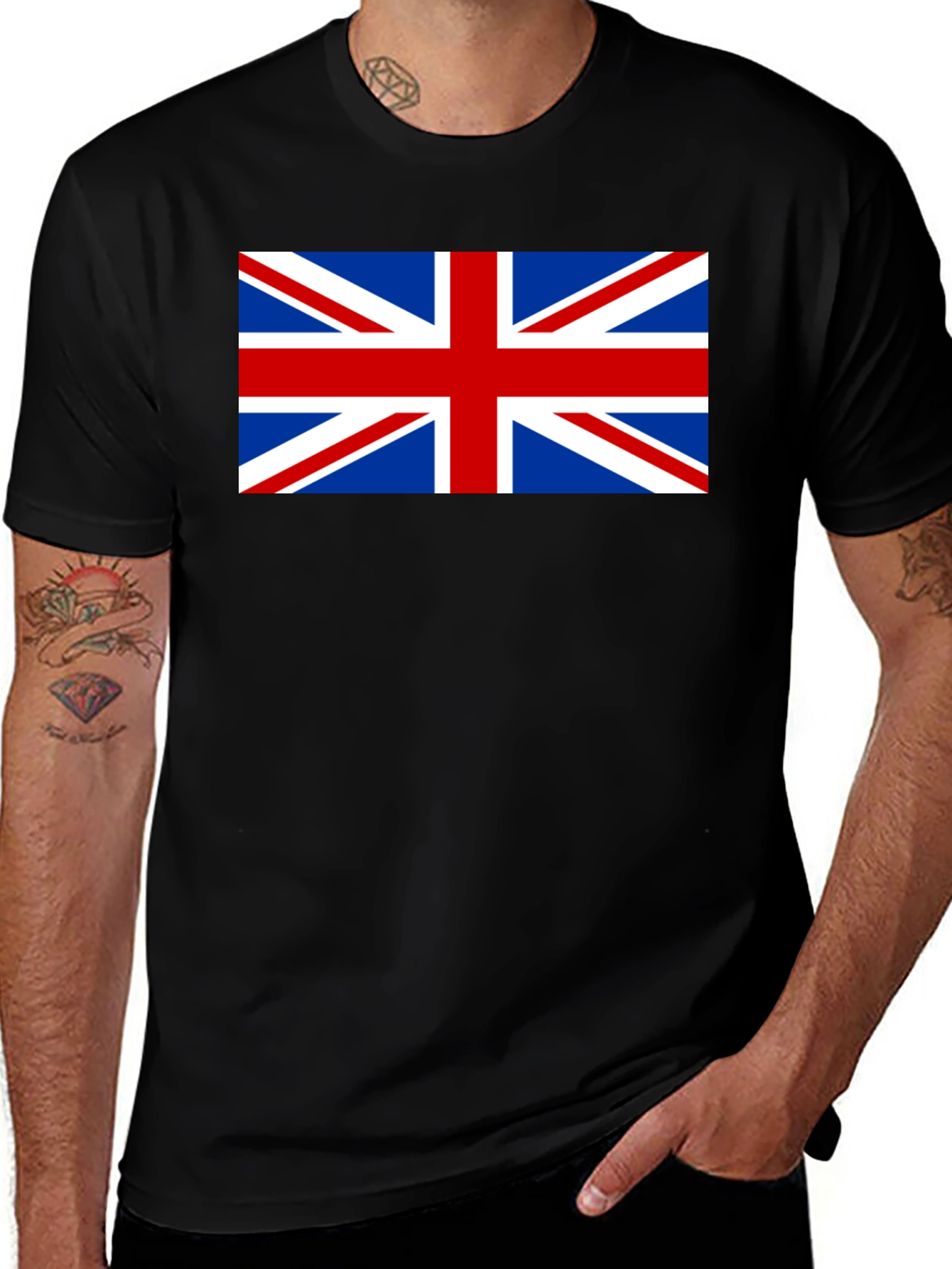 Union Jack Graphic Tee - British Flag T-Shirt