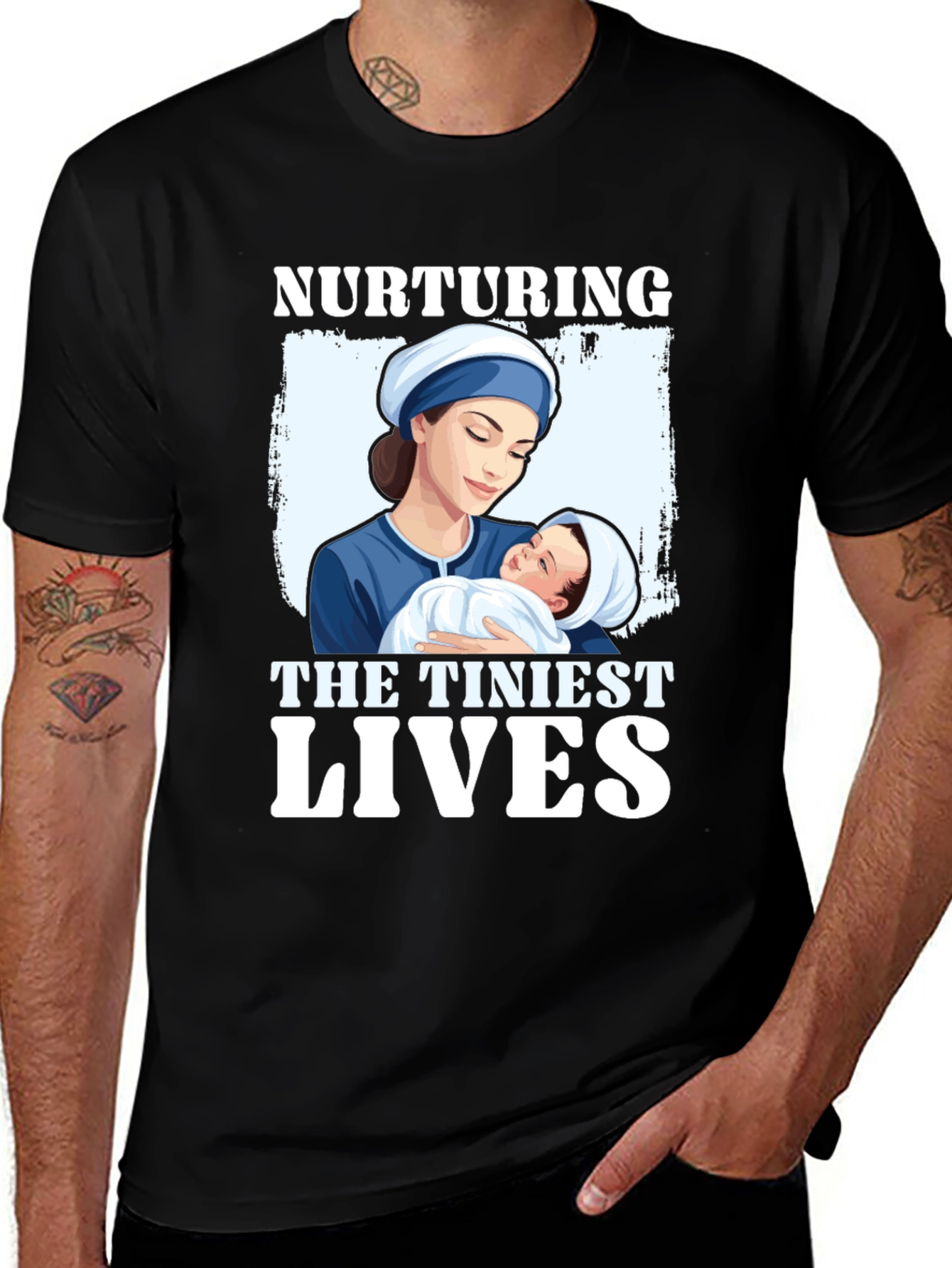Variant 6 of Nurturing the Tiniest Lives Graphic Tee