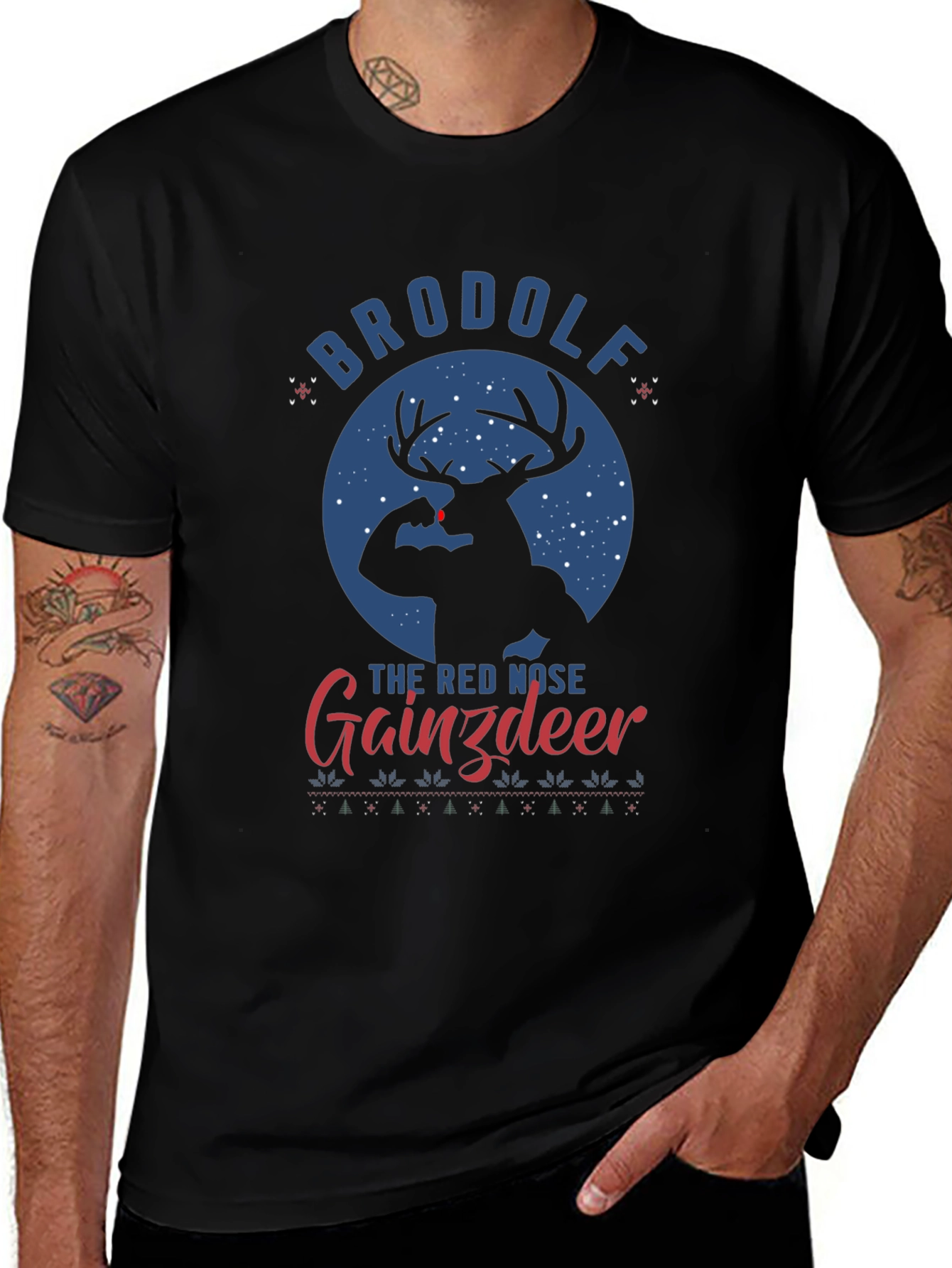 Variant 20 of Brodolf the Red Nose Gainzdeer T-Shirt