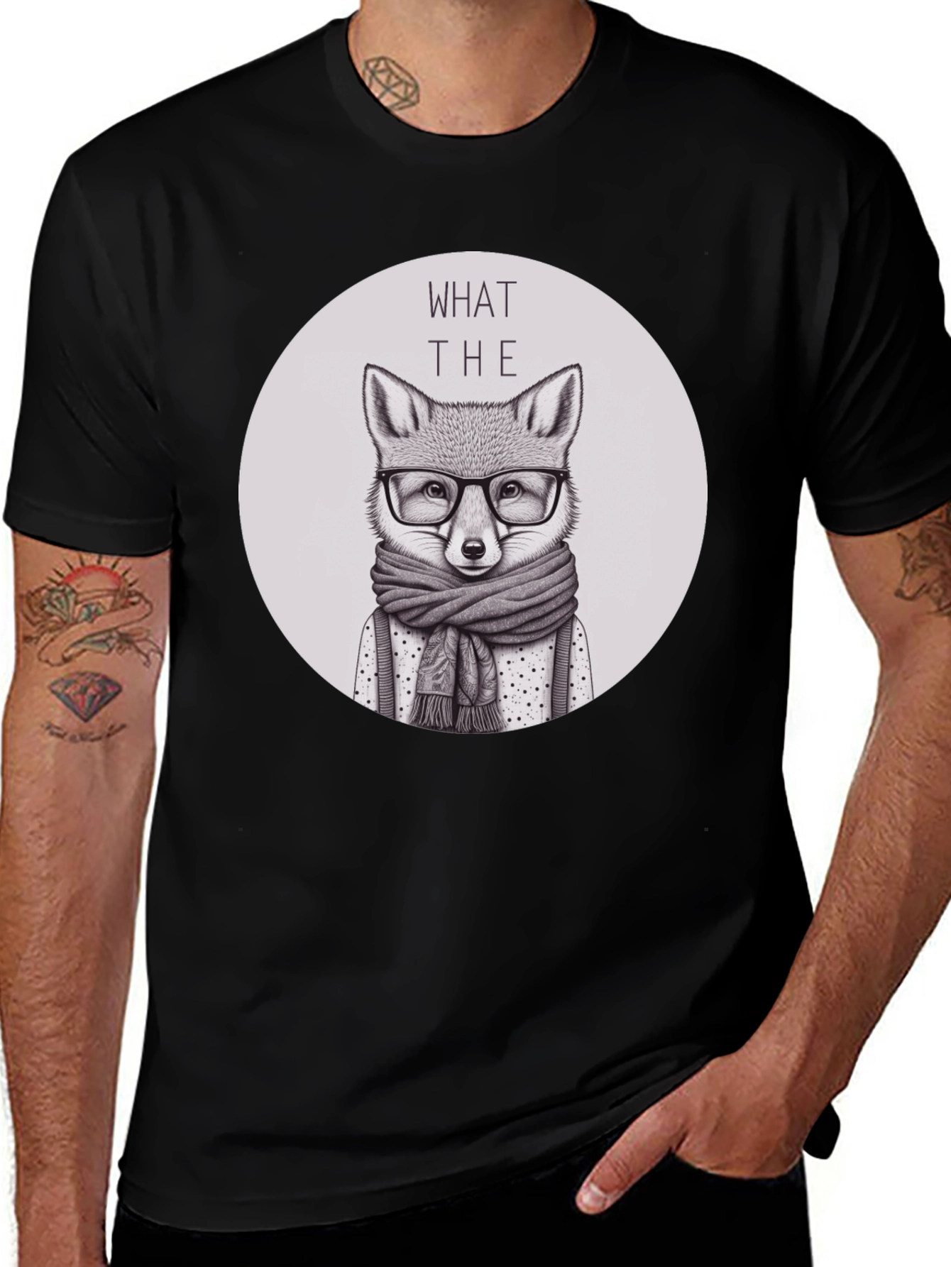 Variant 16 of What the Fox T-Shirt - Novelty Animal Tee