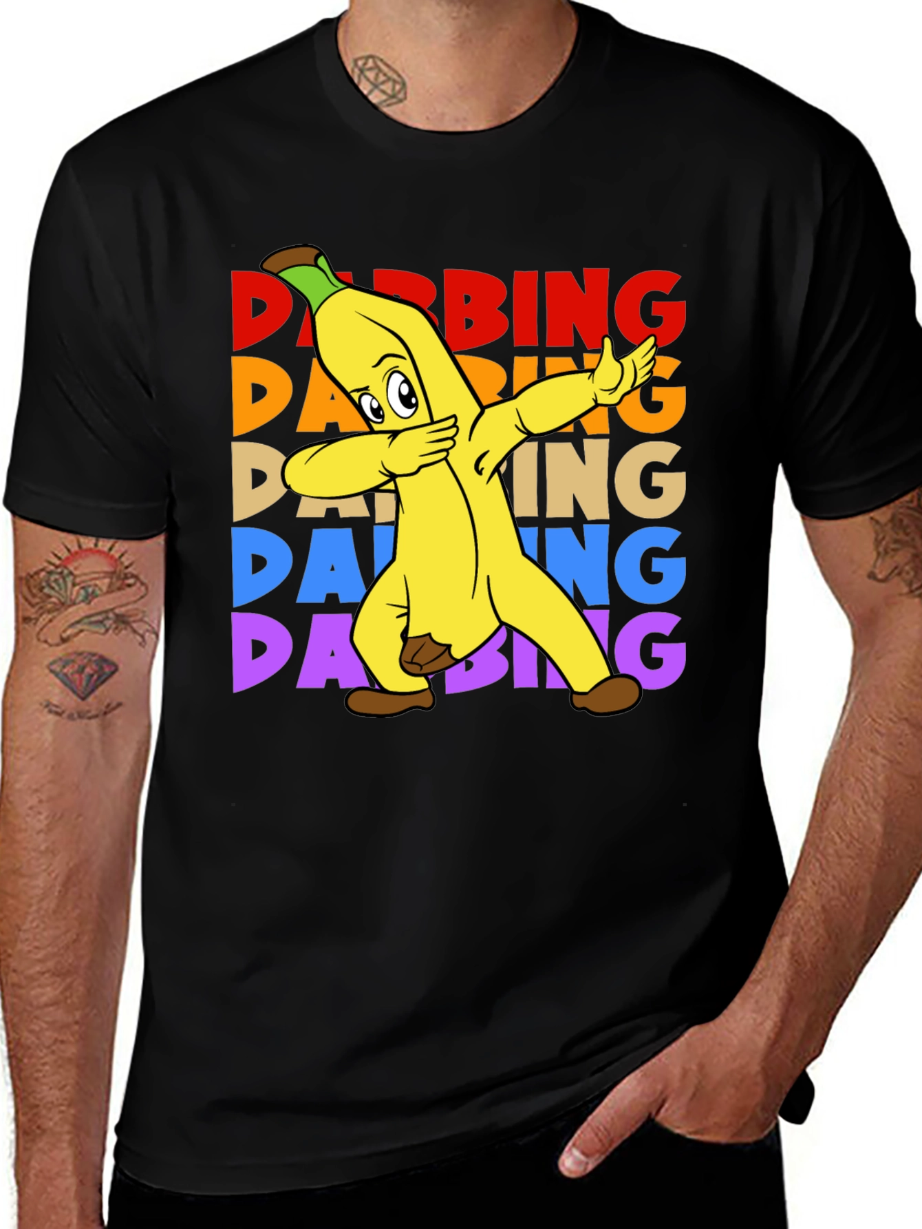 Variant 10 of Dabbing Banana T-Shirt - Funny Fruit Cartoon Tee
