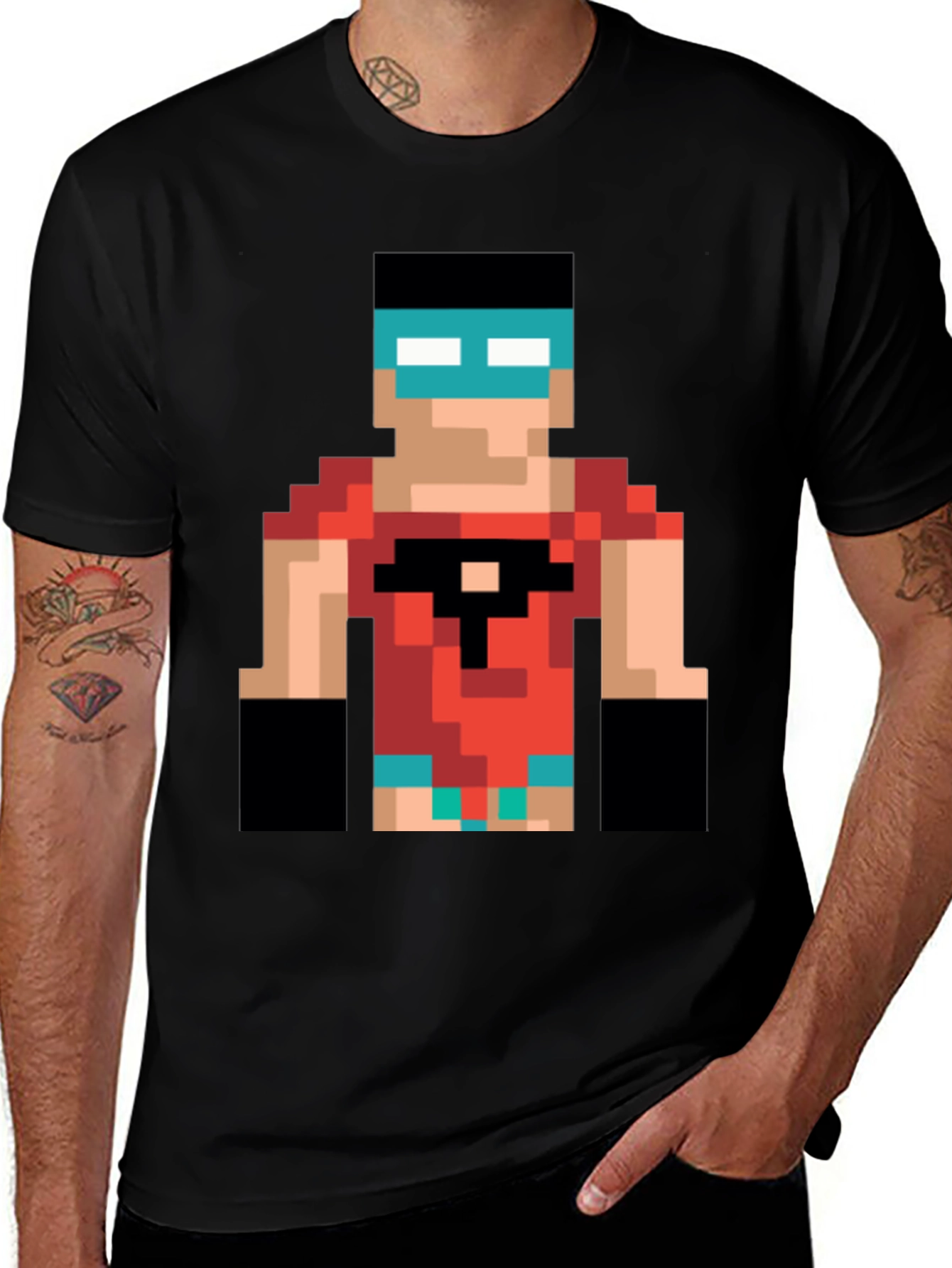 Variant 8 of Pixel Hero Tee - Retro Gaming Fashion