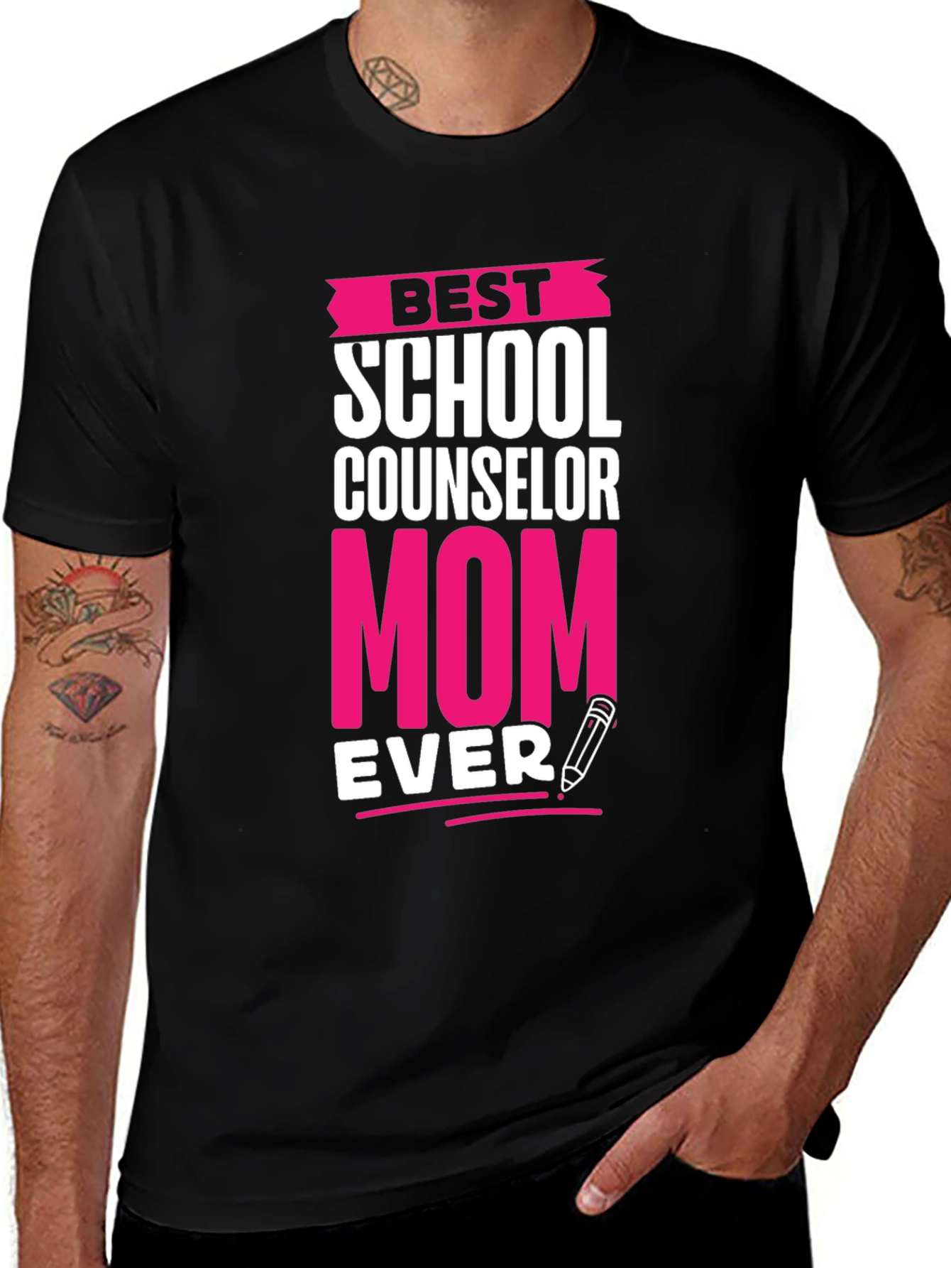 Variant 28 of Best School Counselor Mom Ever T-Shirt
