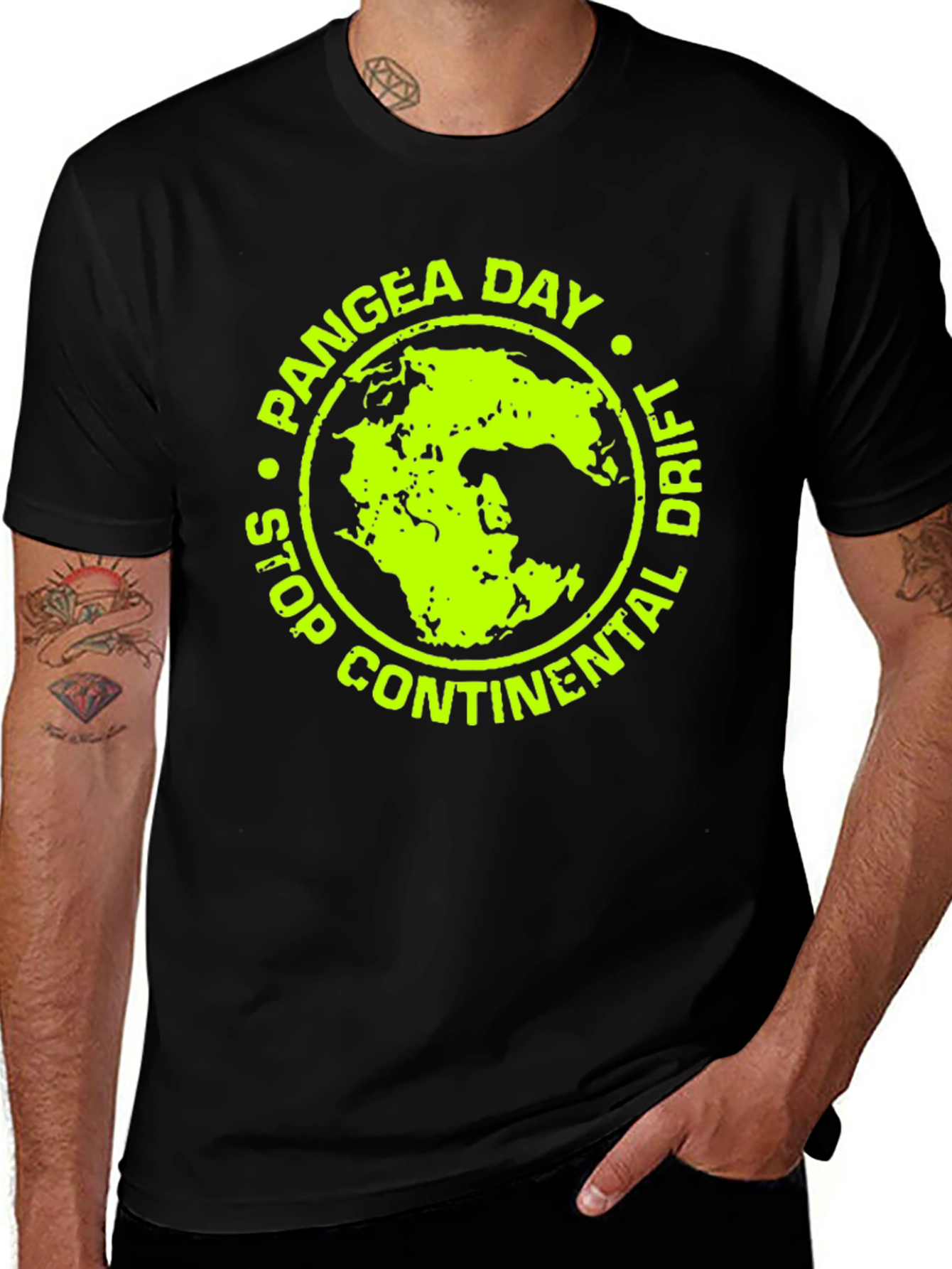Pangea Day Stop Continental Drift Graphic Tee