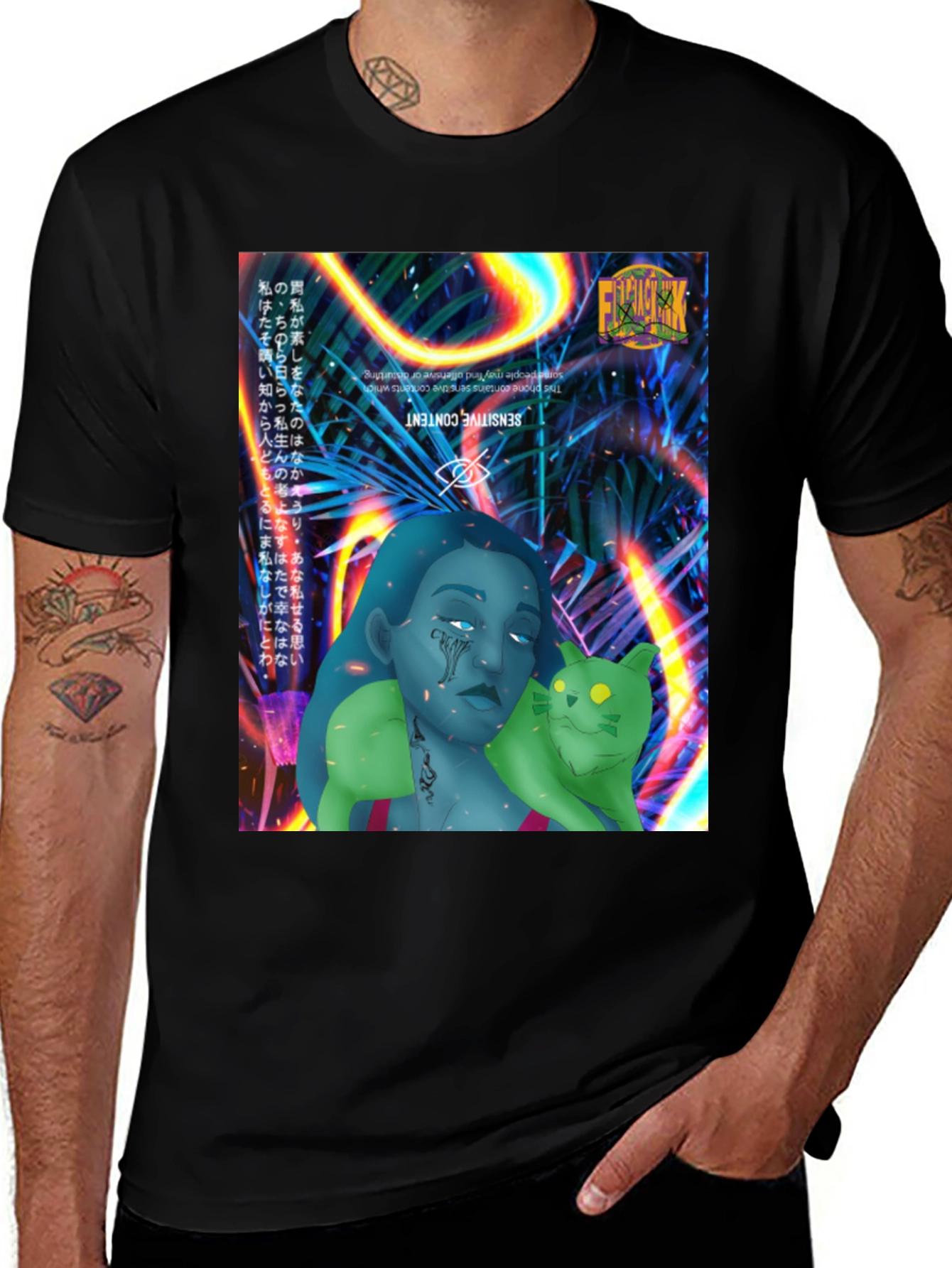 Variant 19 of Graphic Print Tee - Edgy Streetwear