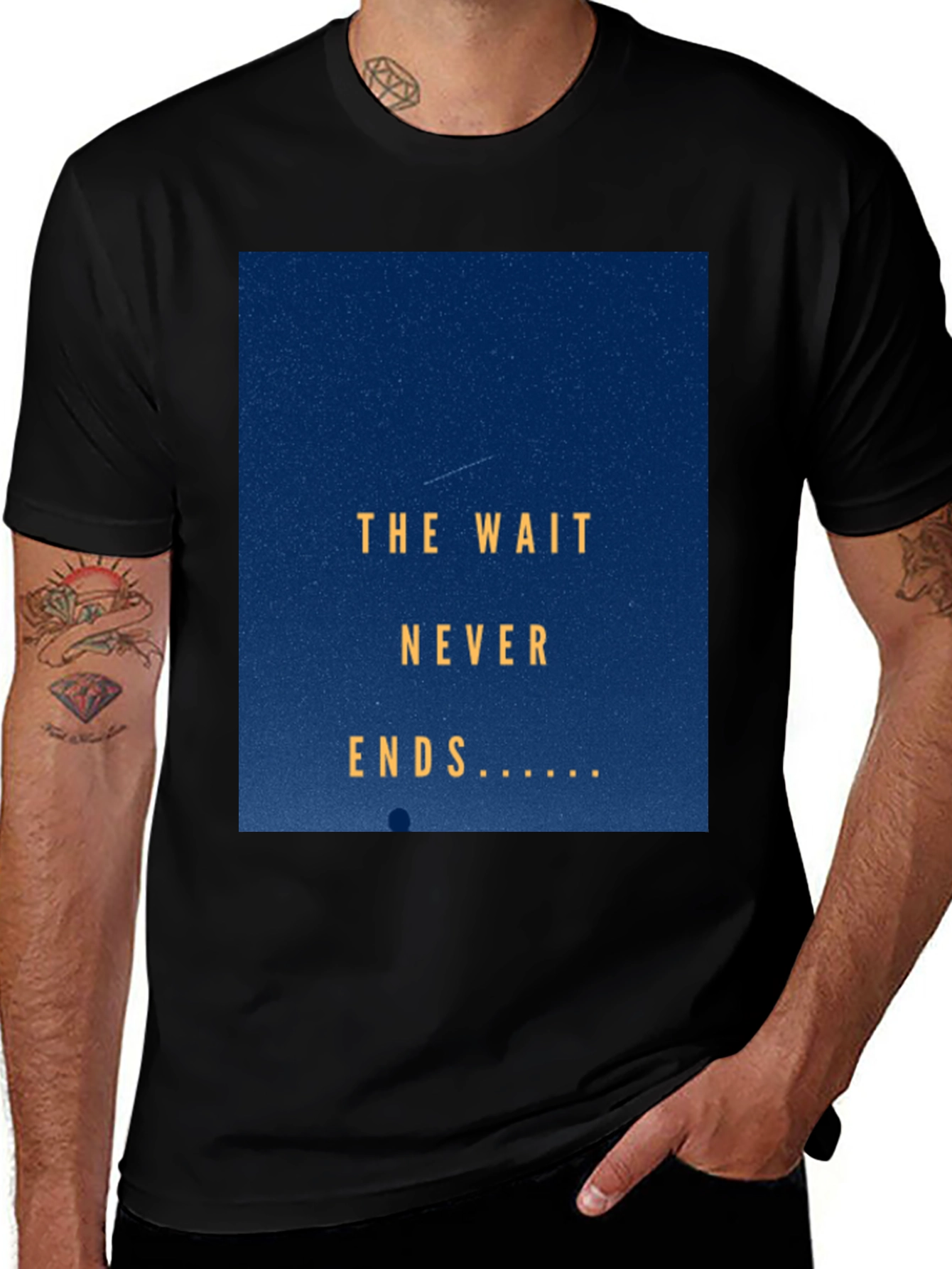 Variant 29 of The Wait Never Ends T-Shirt - Stylish Graphic Tee