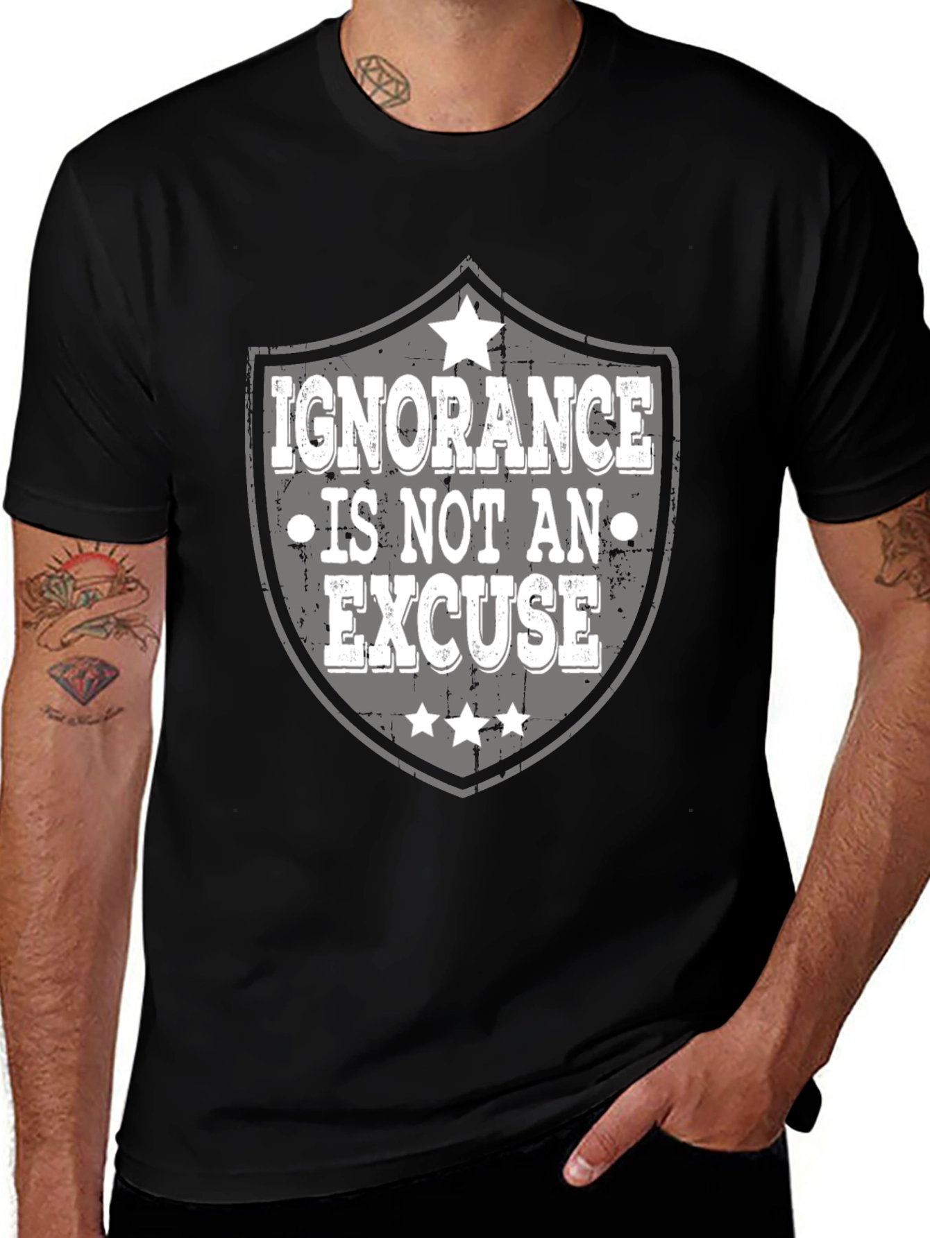 Variant 20 of Ignorance is Not an Excuse Graphic Tee