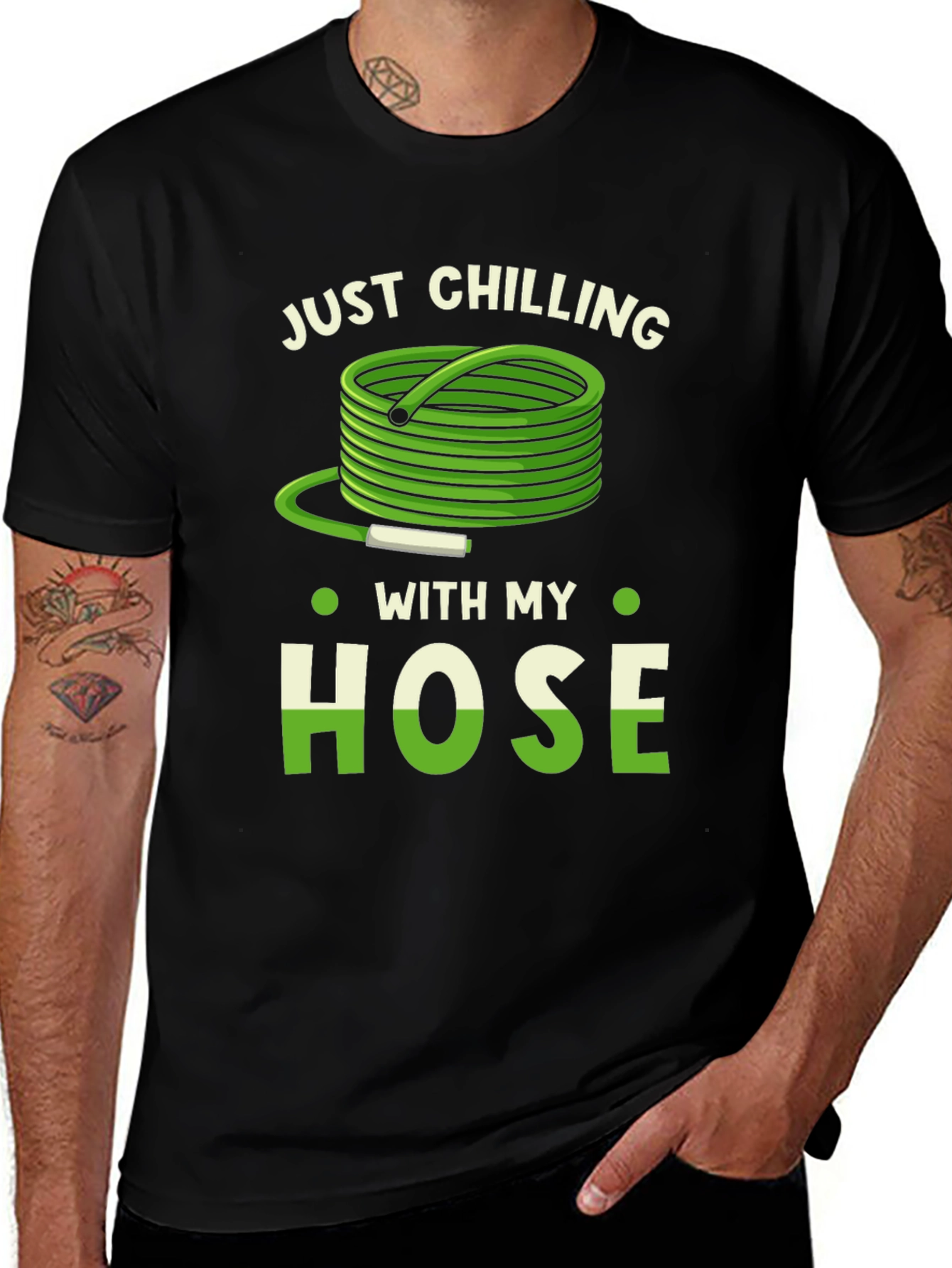 Variant 24 of Just Chilling With My Hose T-Shirt