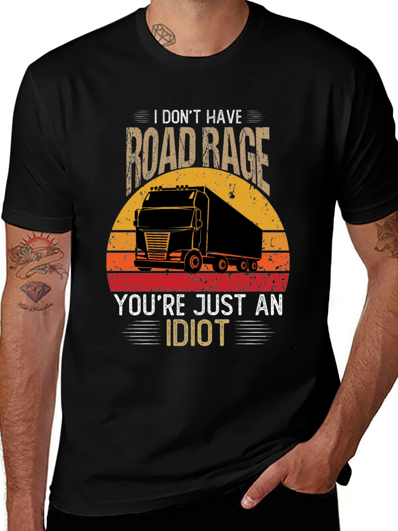Variant 23 of Road Rage Trucker T-Shirt - Funny Graphic Tee