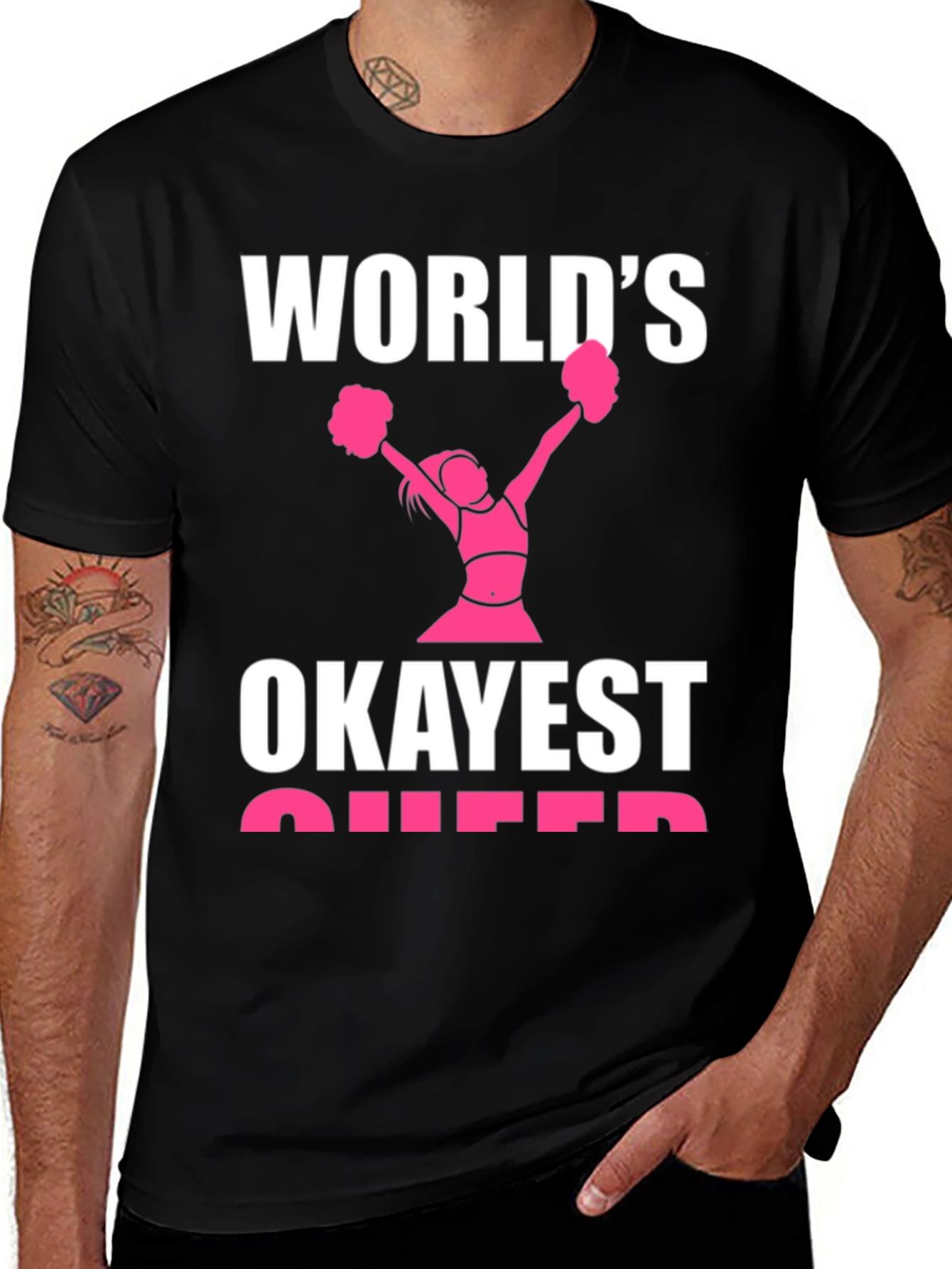 Variant 26 of World's Okayest Cheerleader T-Shirt