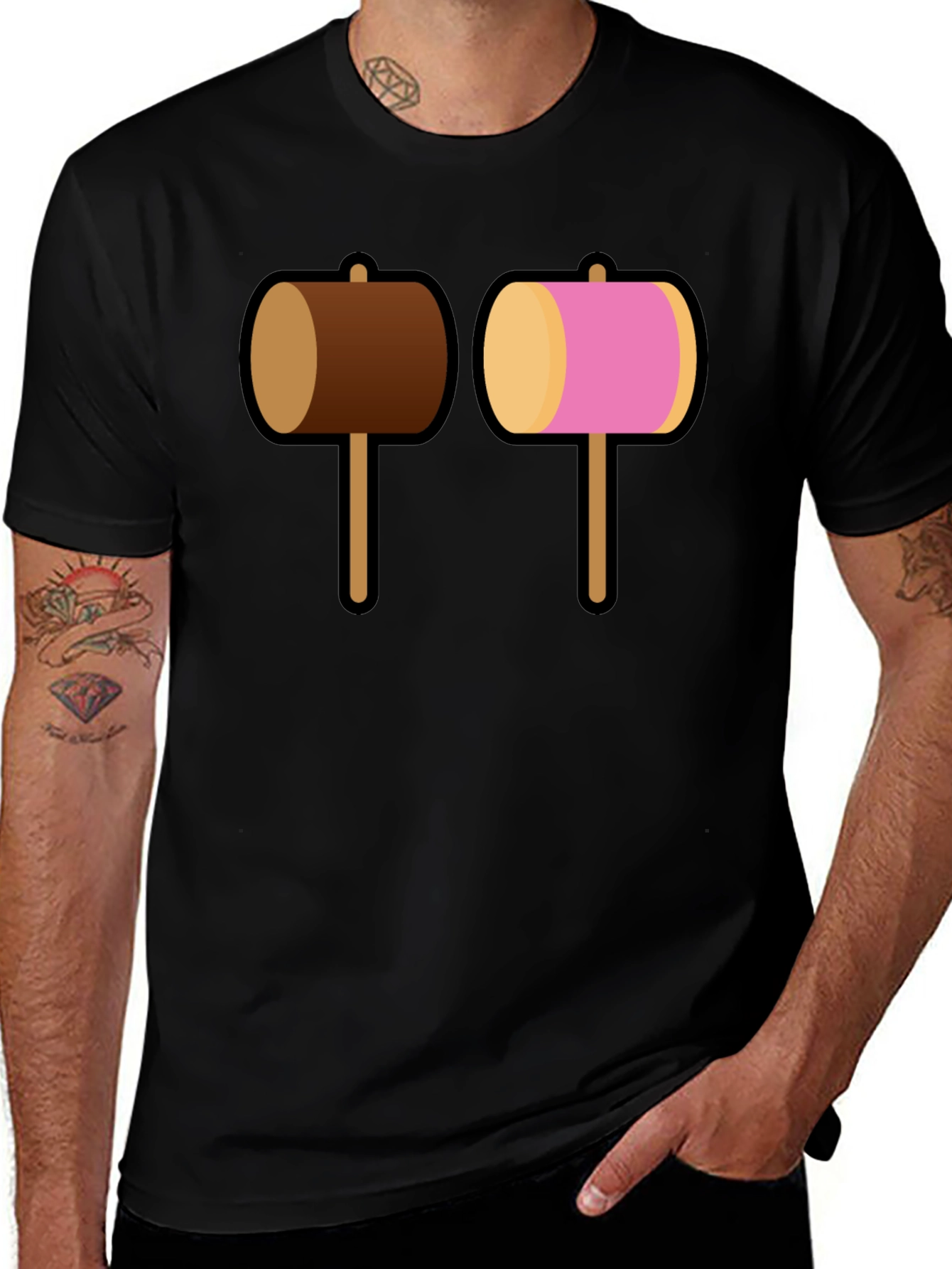 Variant 8 of Novelty Mallet T-Shirt - Whimsical Design