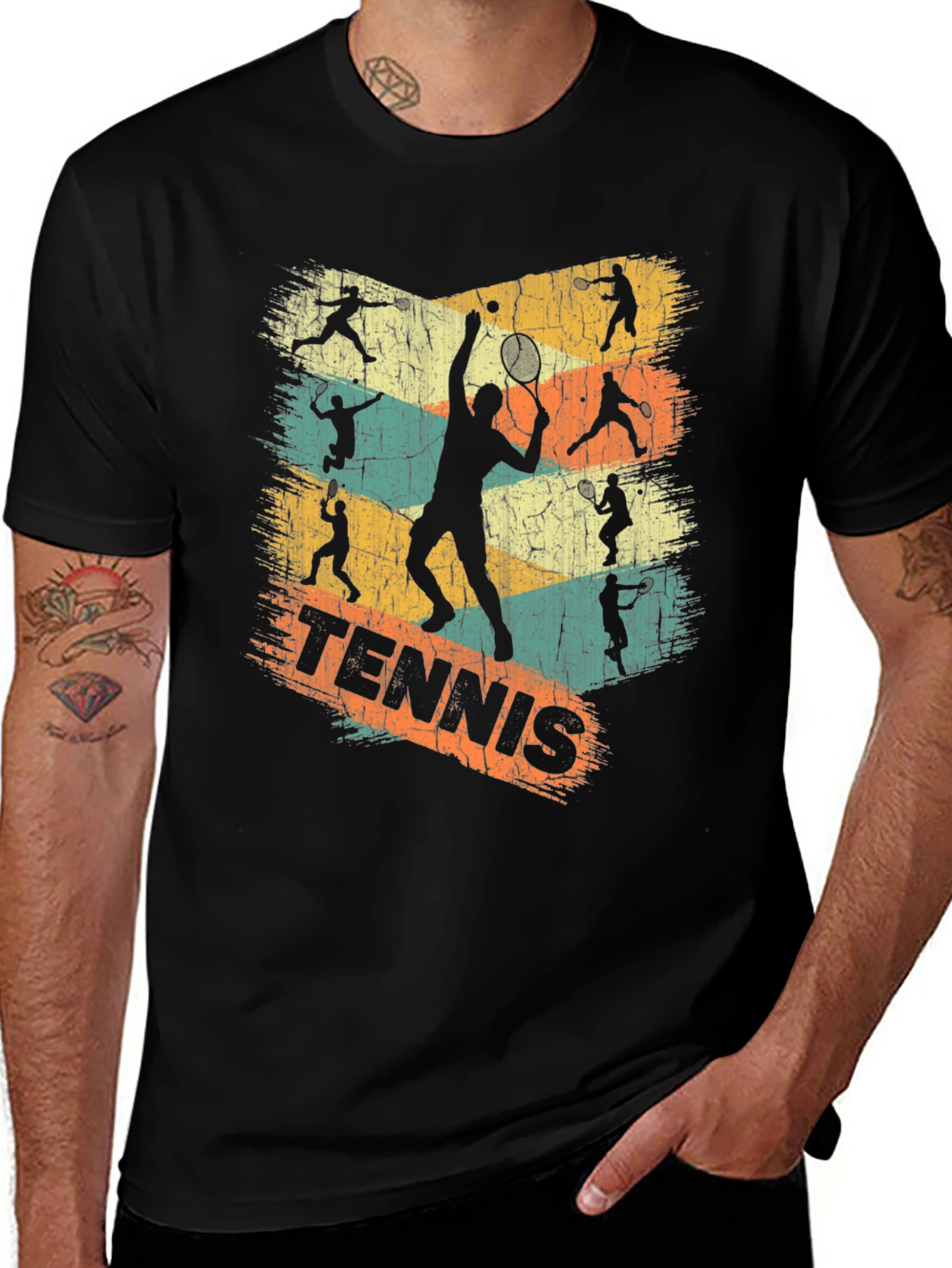 Variant 23 of Vintage Tennis Graphic T-Shirt