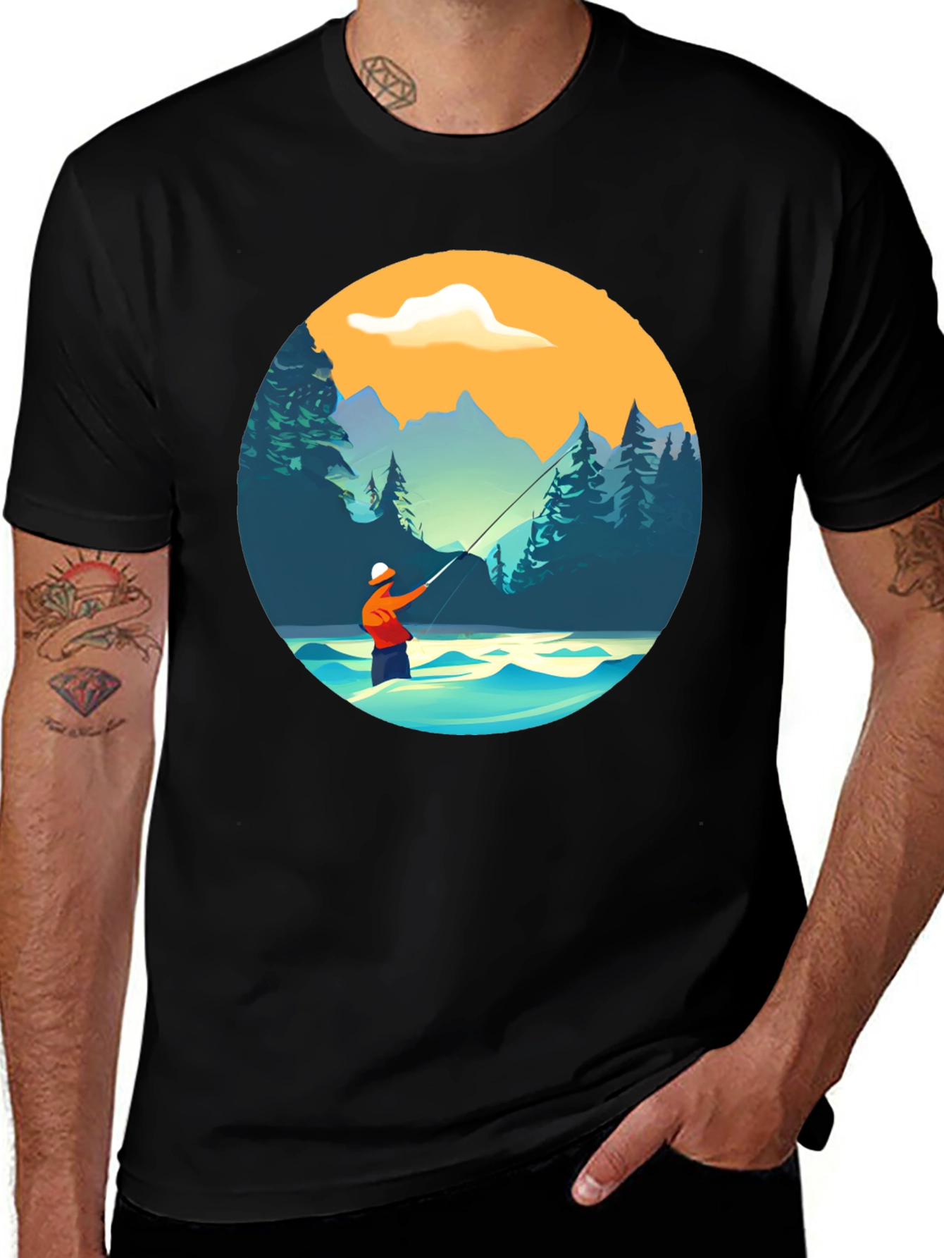 Variant 22 of Fishing Adventure T-Shirt