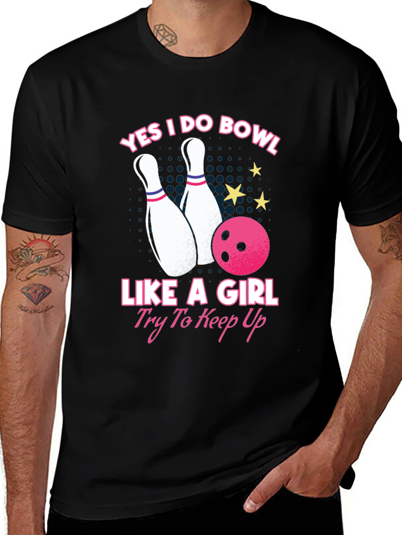 Variant 30 of Yes I Do Bowl Like A Girl T-Shirt
