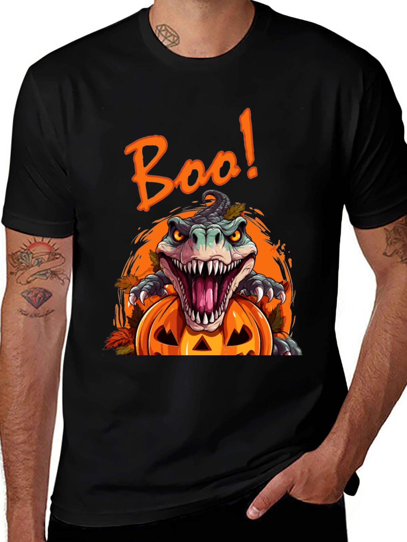 Boo! Dinosaur Halloween T-Shirt