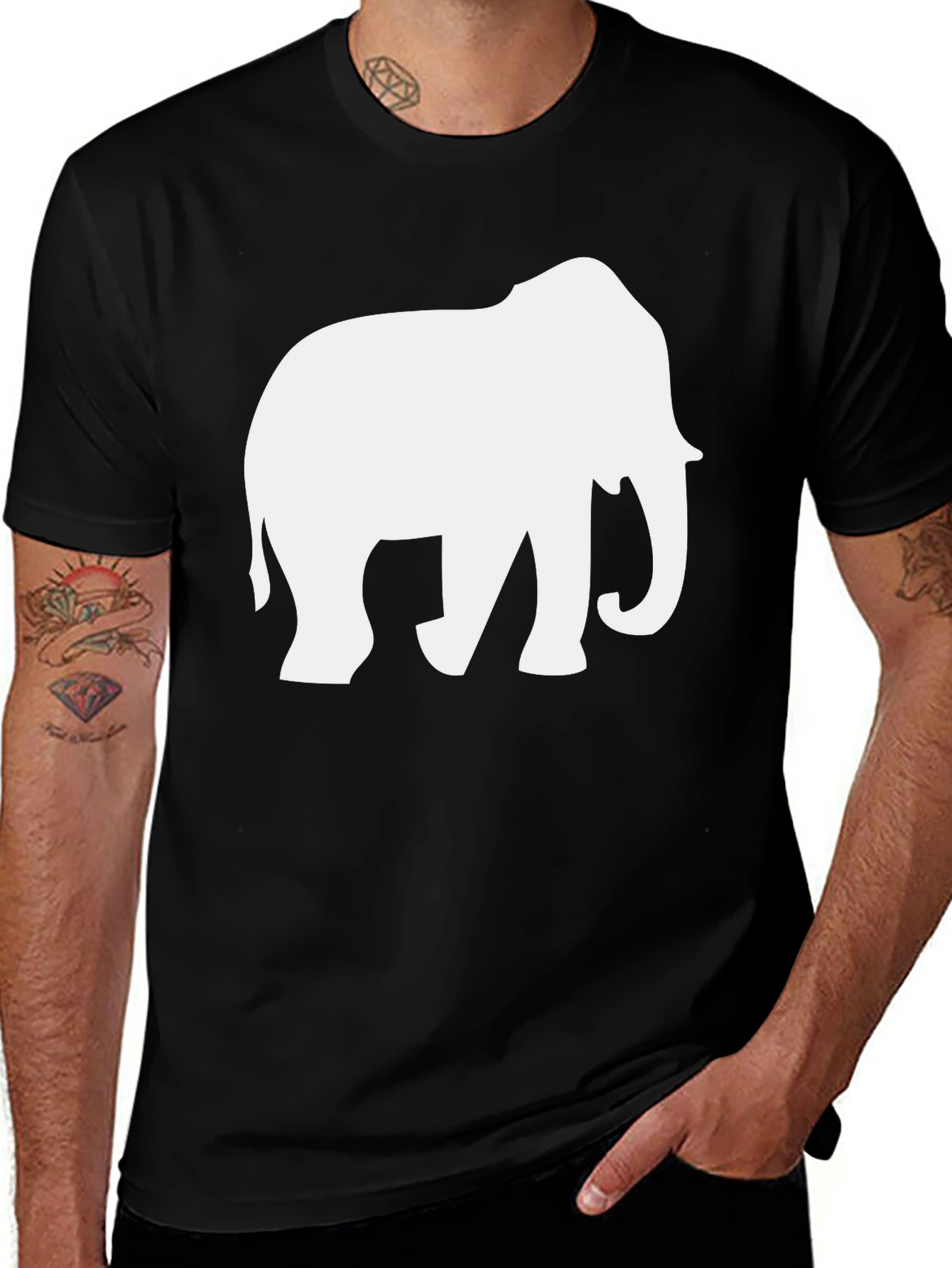 Variant 26 of Elephant Graphic Tee - Bold Statement Shirt