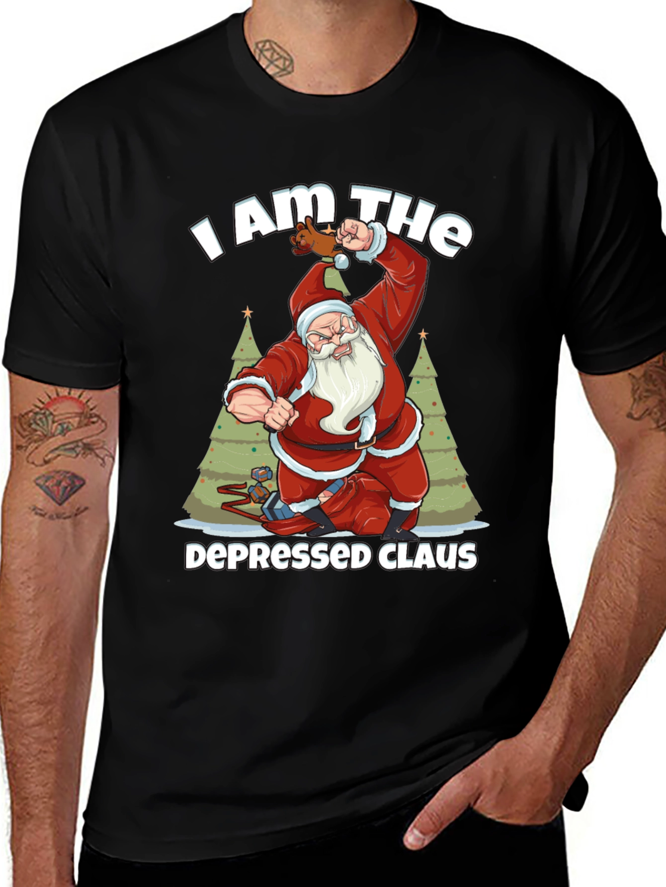 I am the Depressed Claus T-Shirt - Holiday Humor