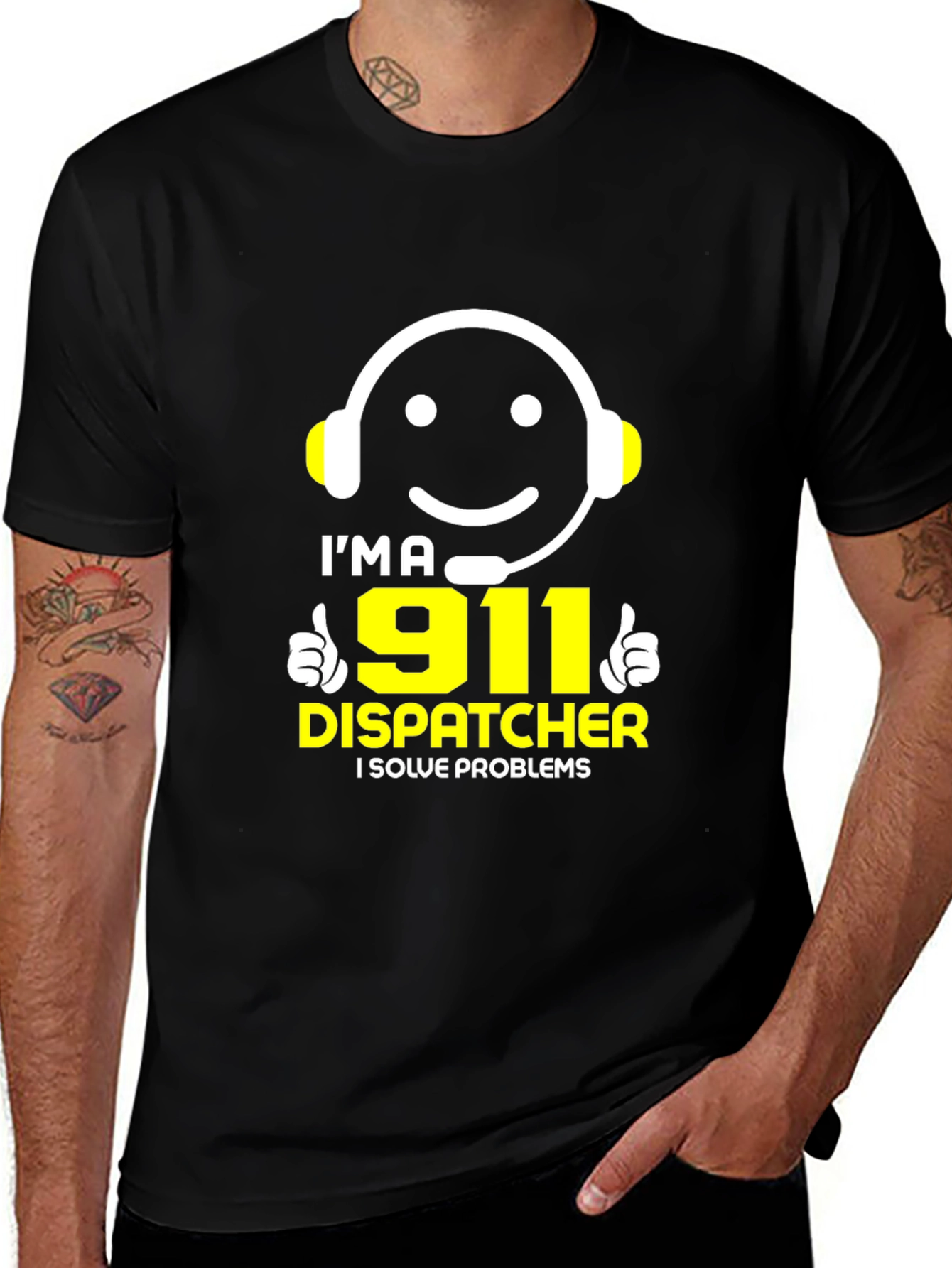 911 Dispatcher T-Shirt - Problem Solver Tee
