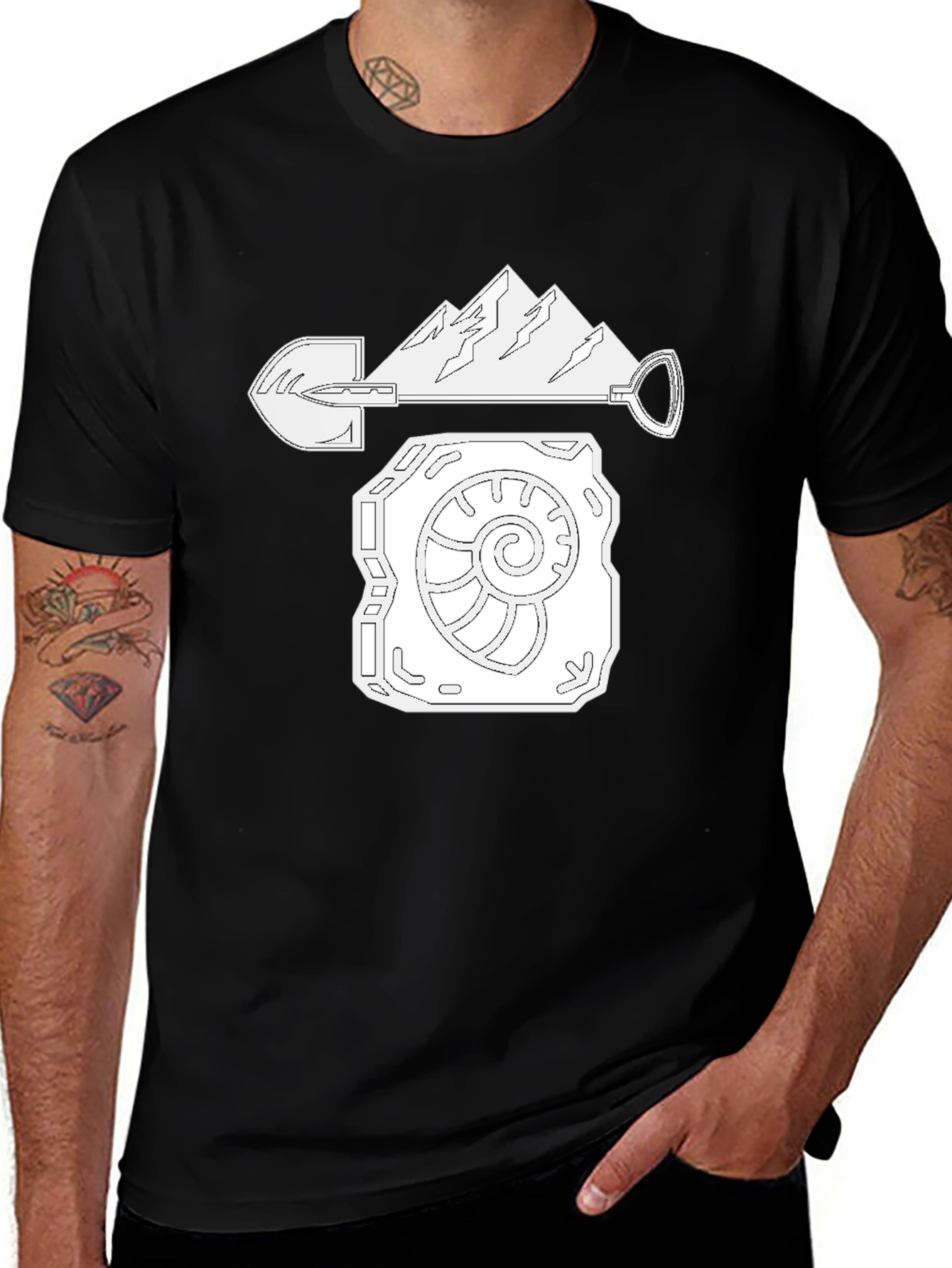 Geologist's Tee: Fossil & Mining Graphic T-Shirt