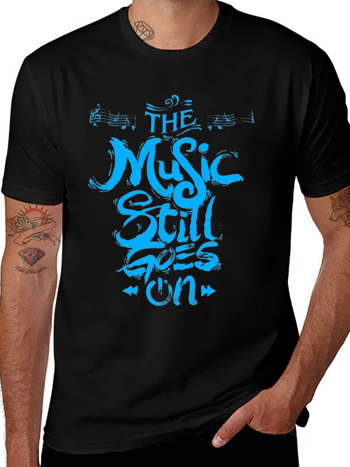 Variant 23 of Music Still Goes On Graphic T-Shirt