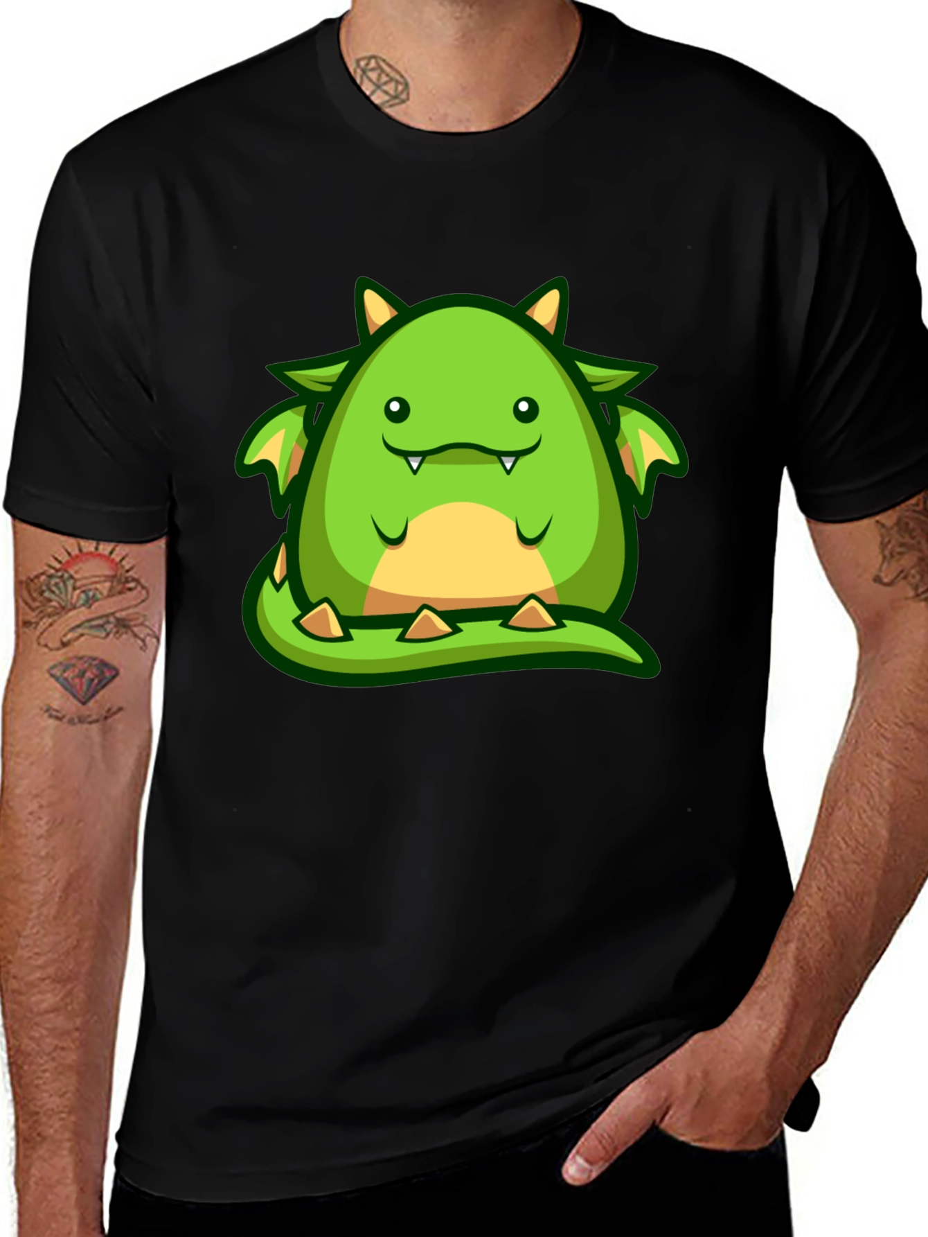 Variant 20 of Cute Cartoon Dragon Graphic T-Shirt
