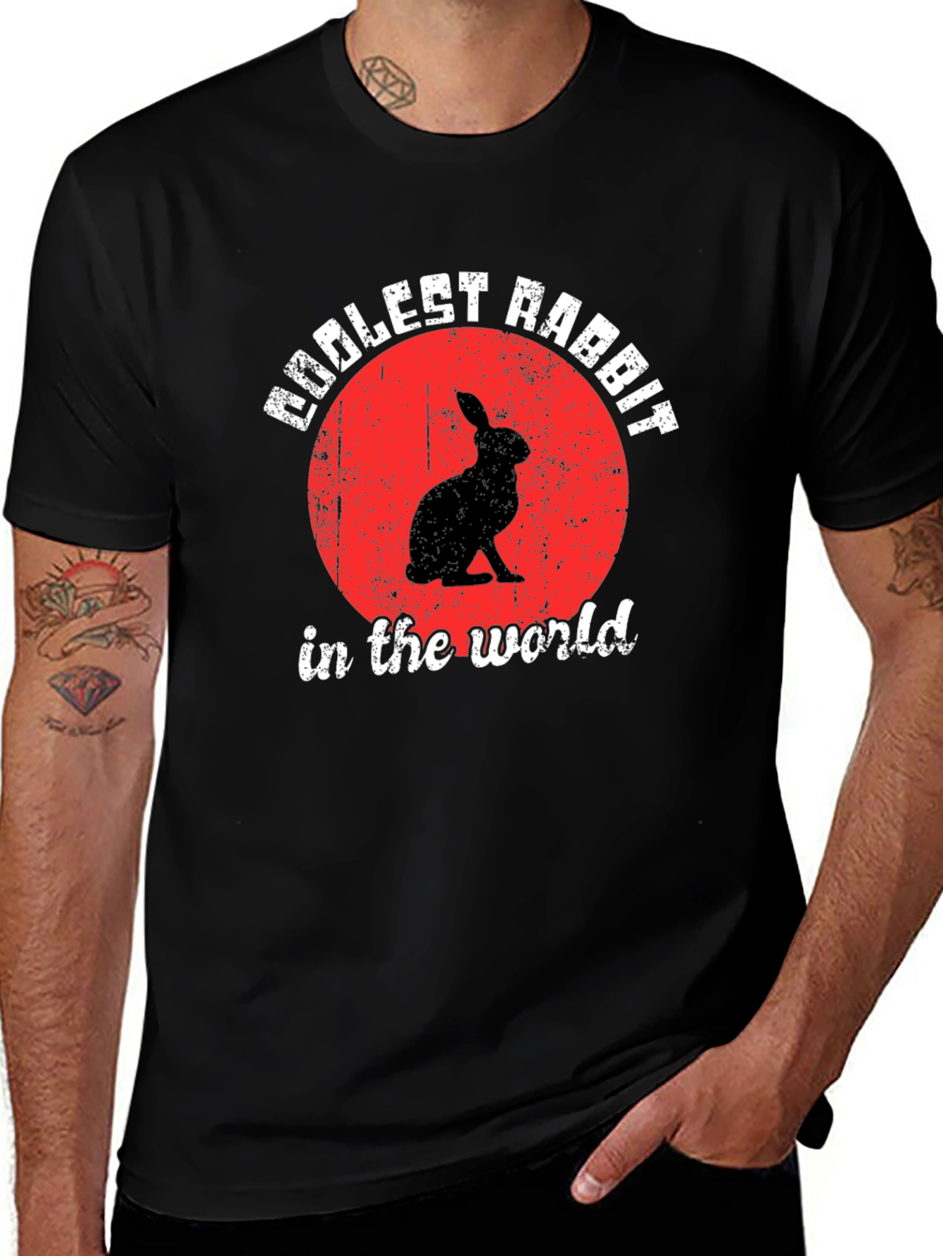 Variant 21 of Coolest Rabbit in the World Graphic T-Shirt