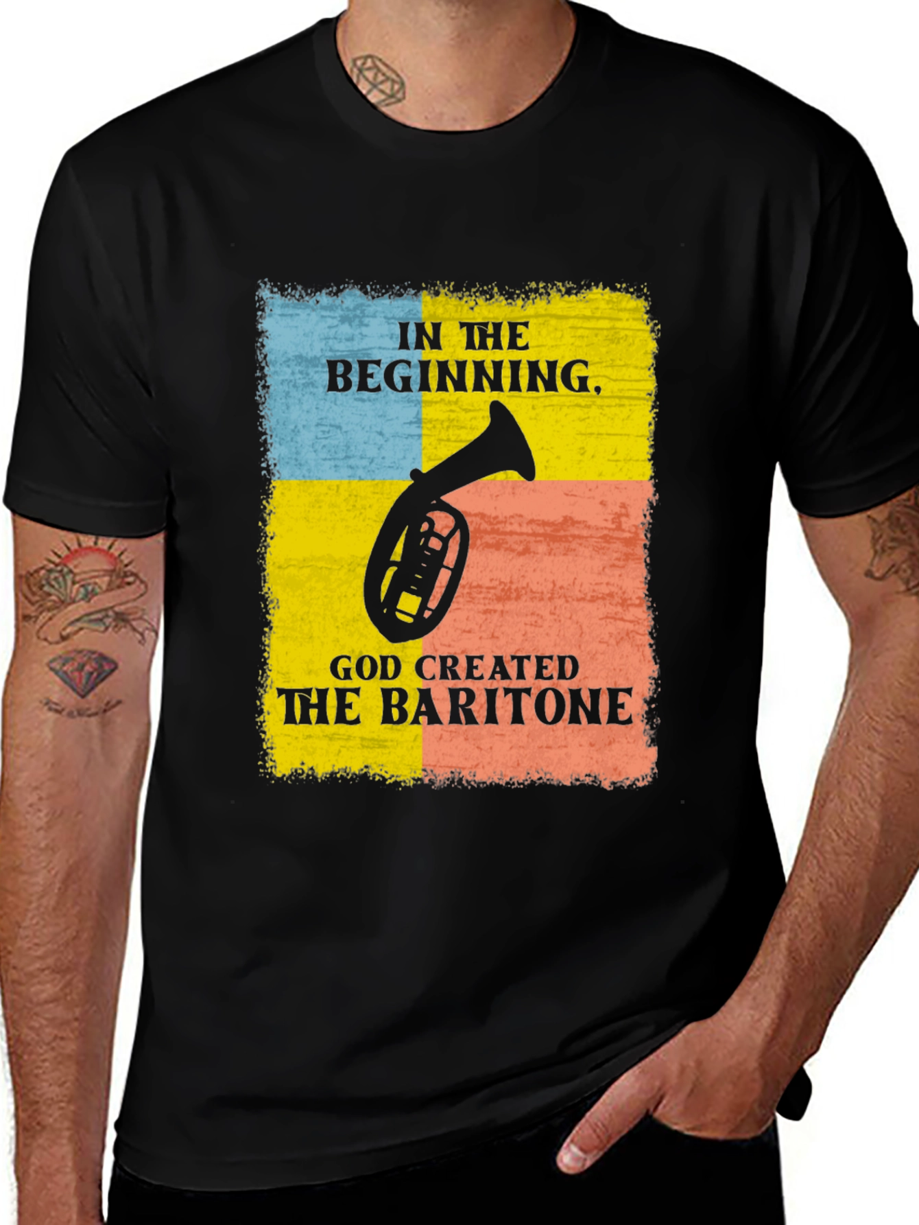 Variant 24 of In the Beginning Baritone T-Shirt