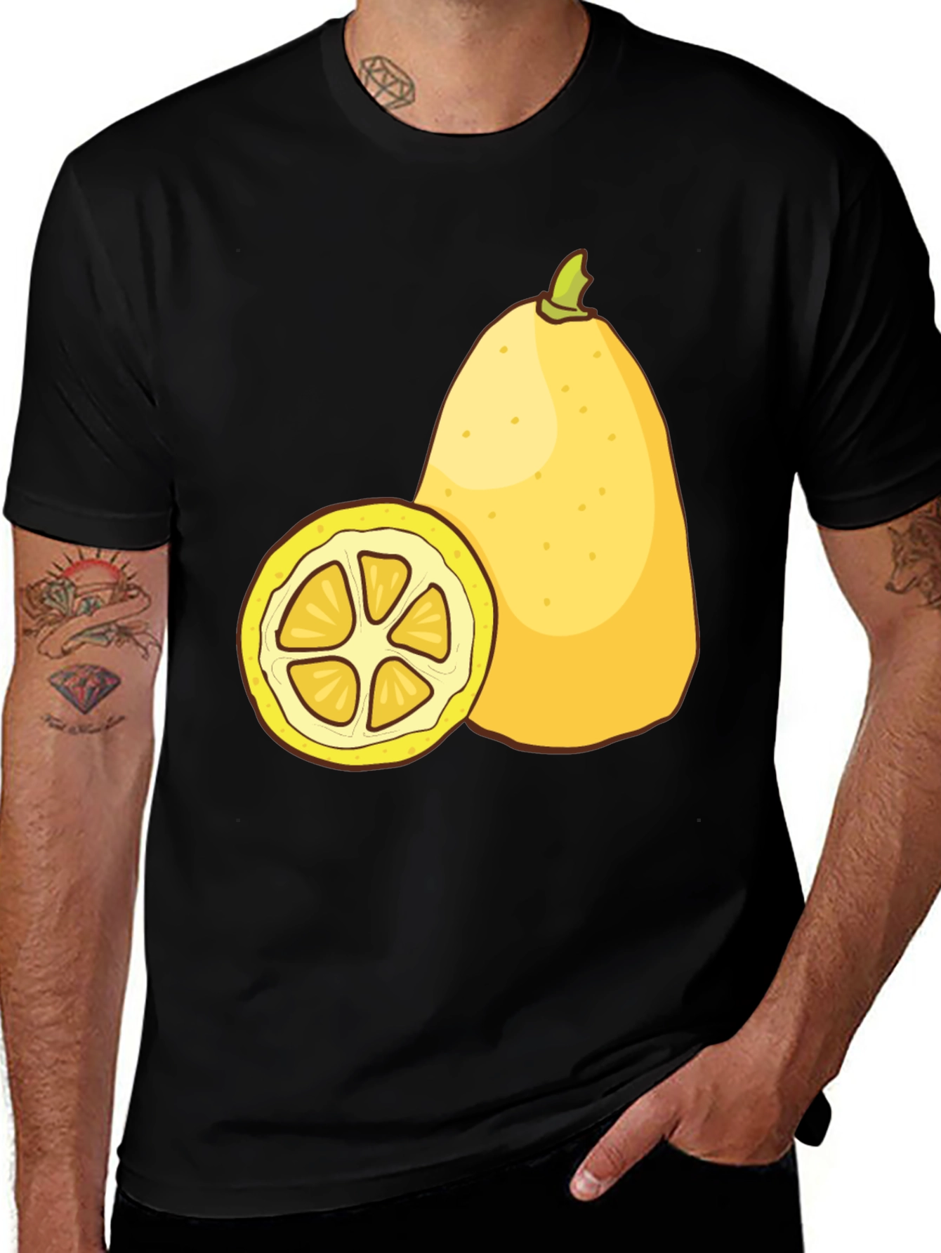 Variant 15 of Citrus Fruit Graphic Tee - Refreshing Summer Style