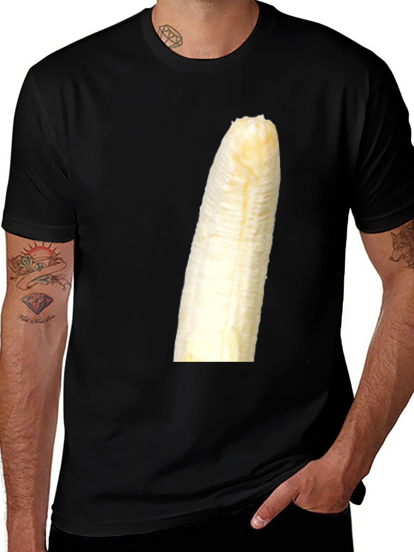 Variant 20 of Banana Peel Graphic Tee - Funny Fruit Humor T-Shirt