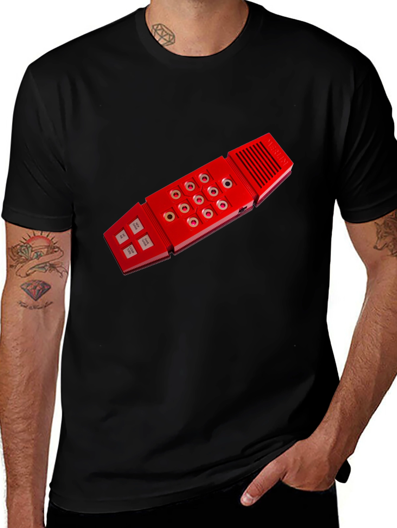 Variant 3 of Retro Cassette Player T-Shirt - Black