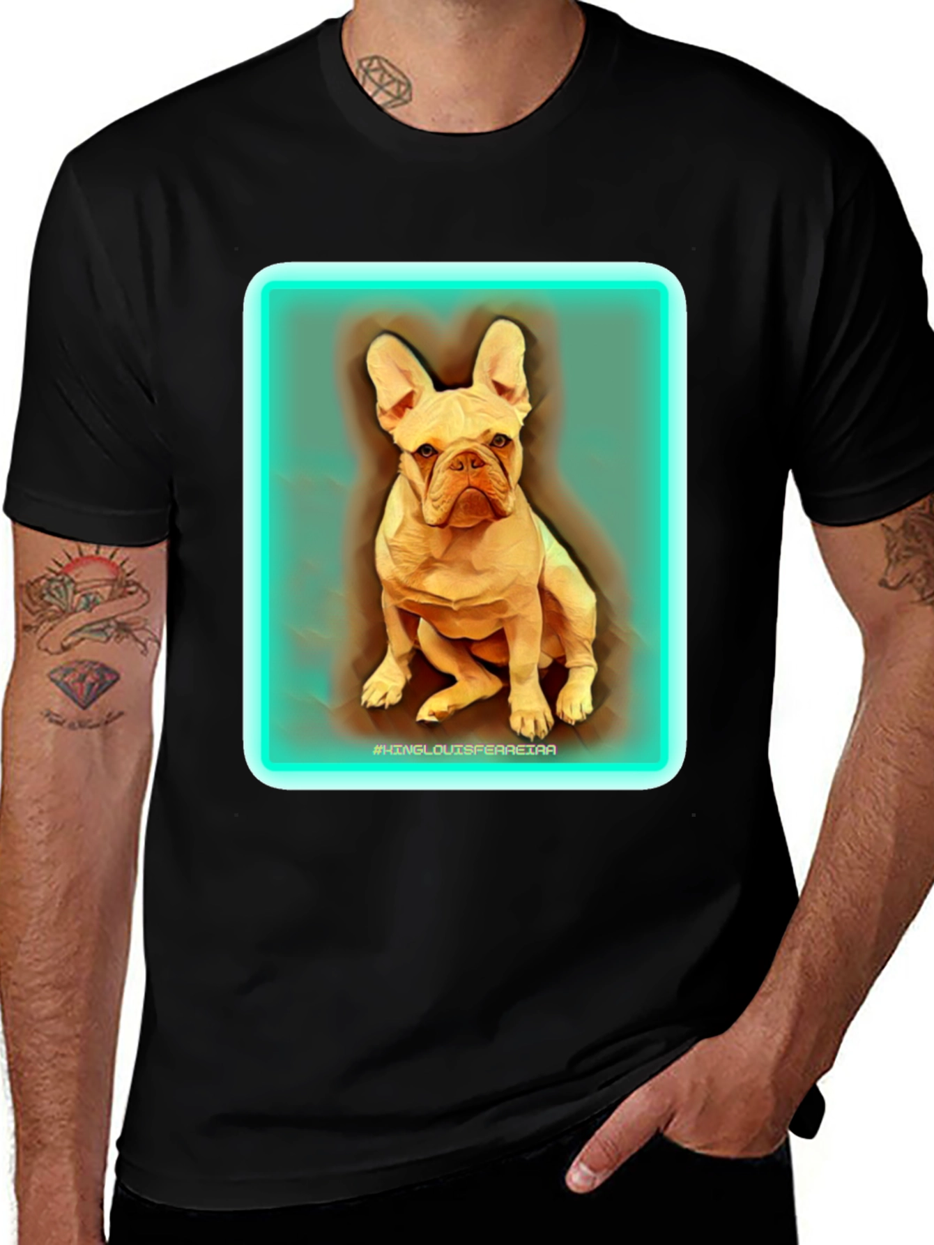 Variant 6 of Dog Graphic Print Tee - Casual Cool
