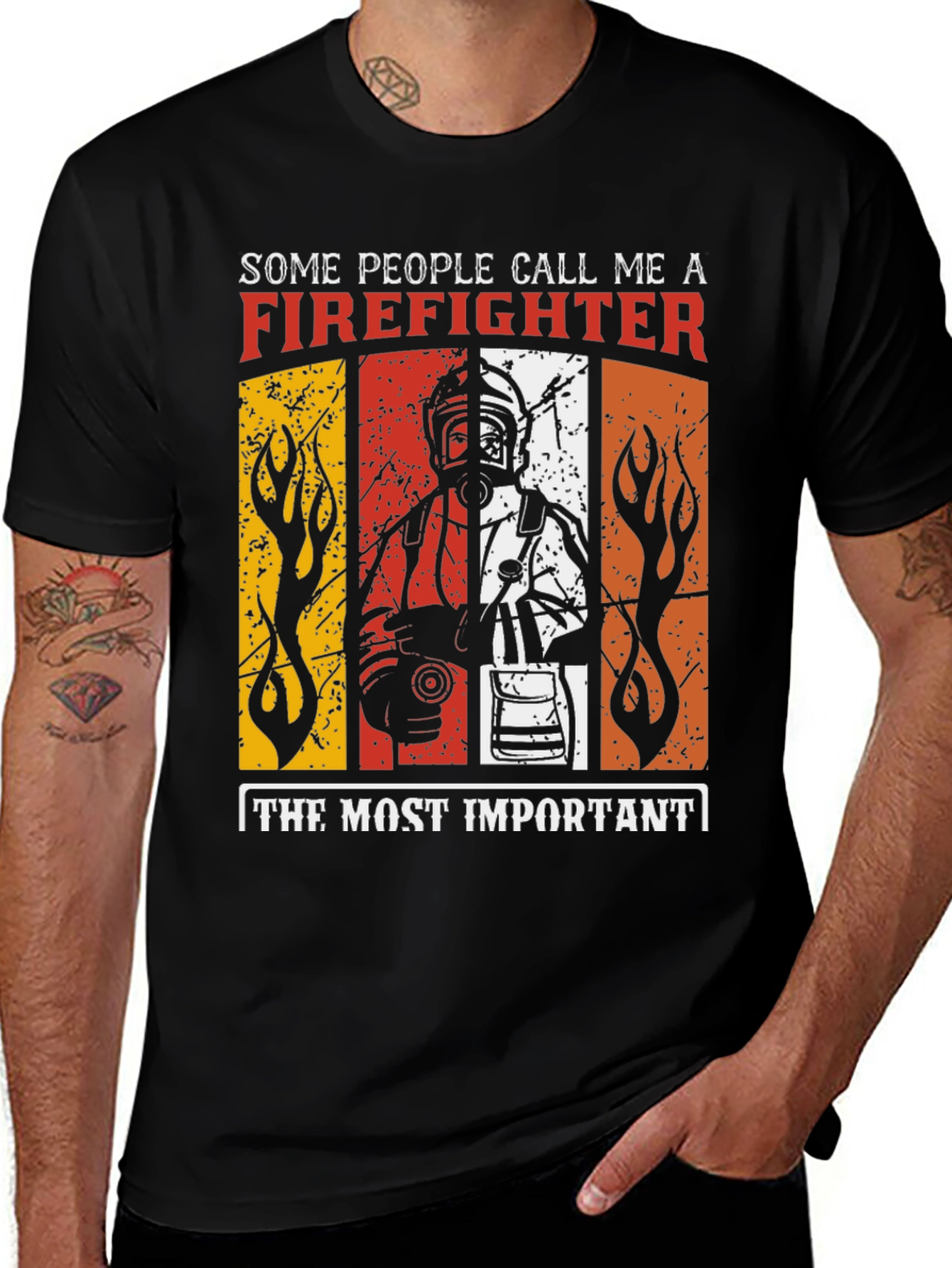 Firefighter T-Shirt - Most Important Job
