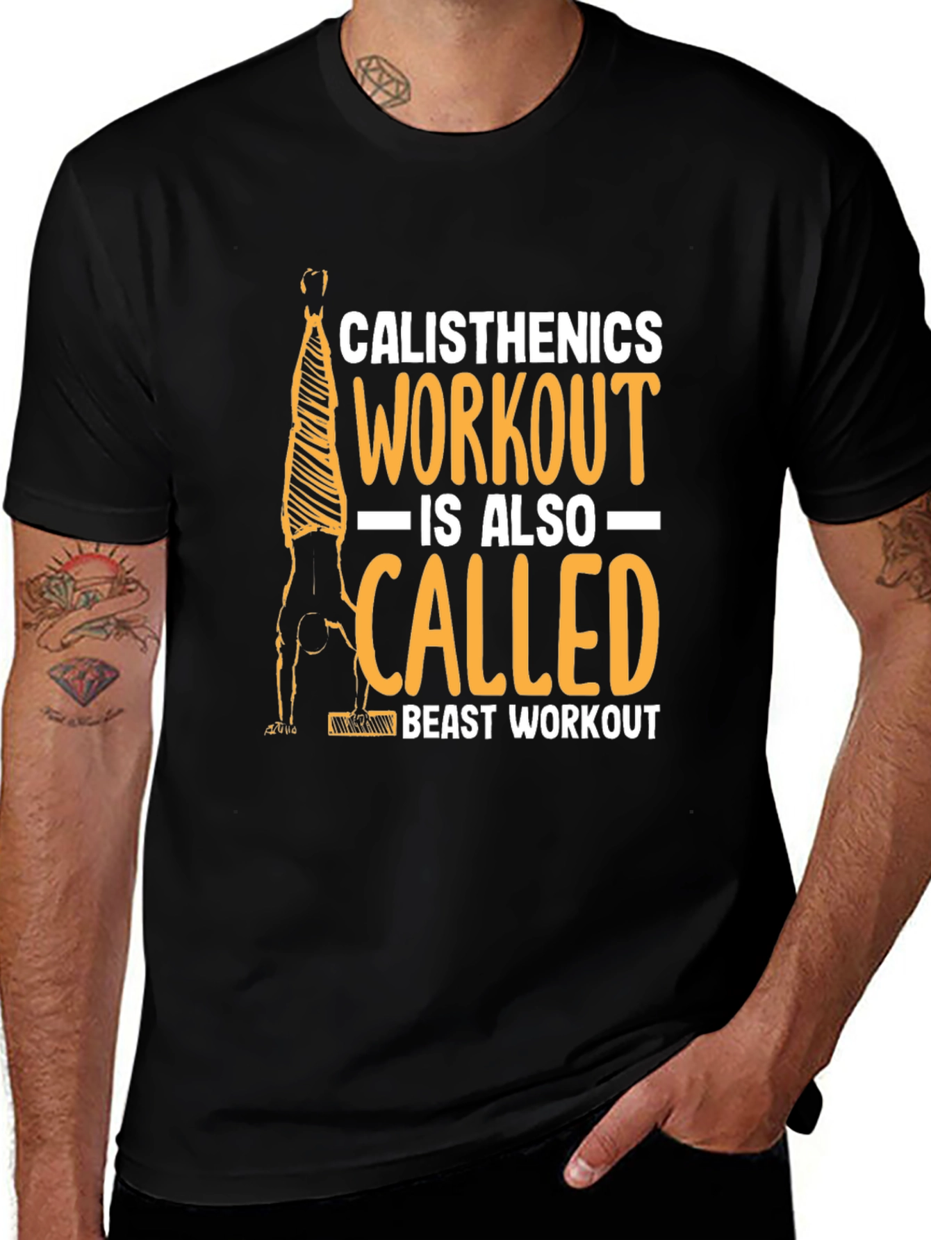 Variant 16 of Calisthenics Beast Workout T-Shirt
