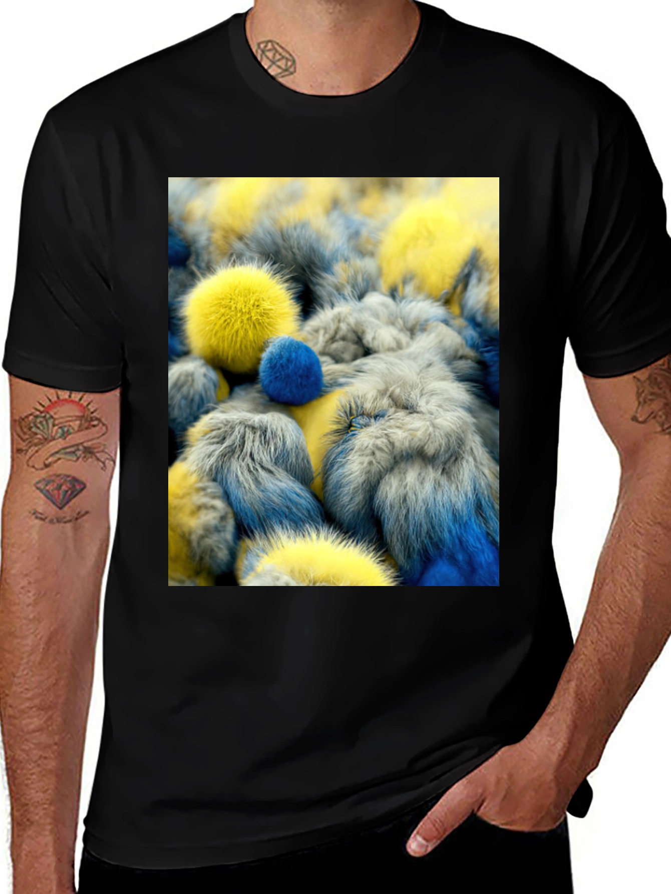 Variant 24 of Fluffy Pom-Pom T-Shirt