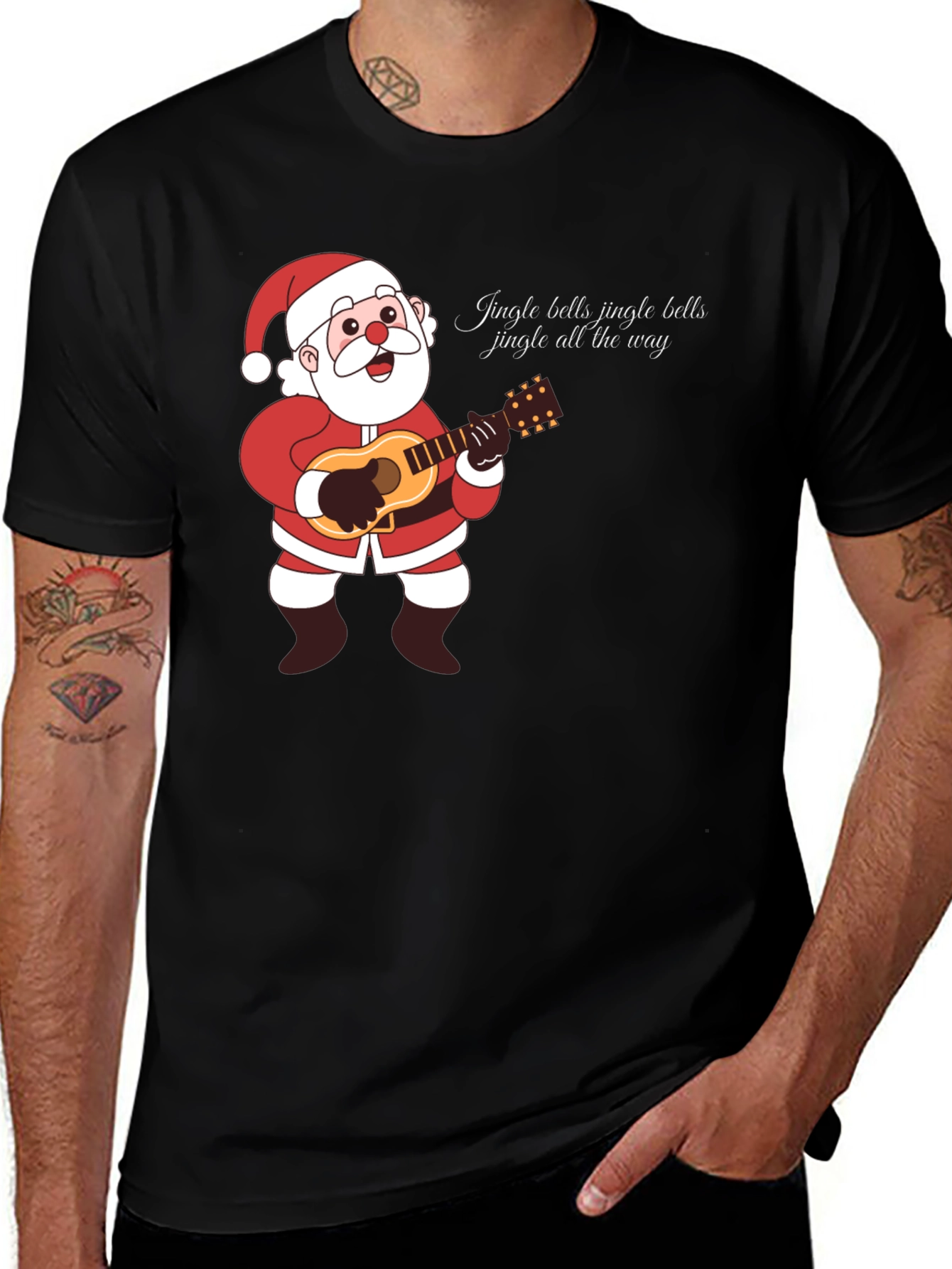 Jingle Bells Santa T-Shirt