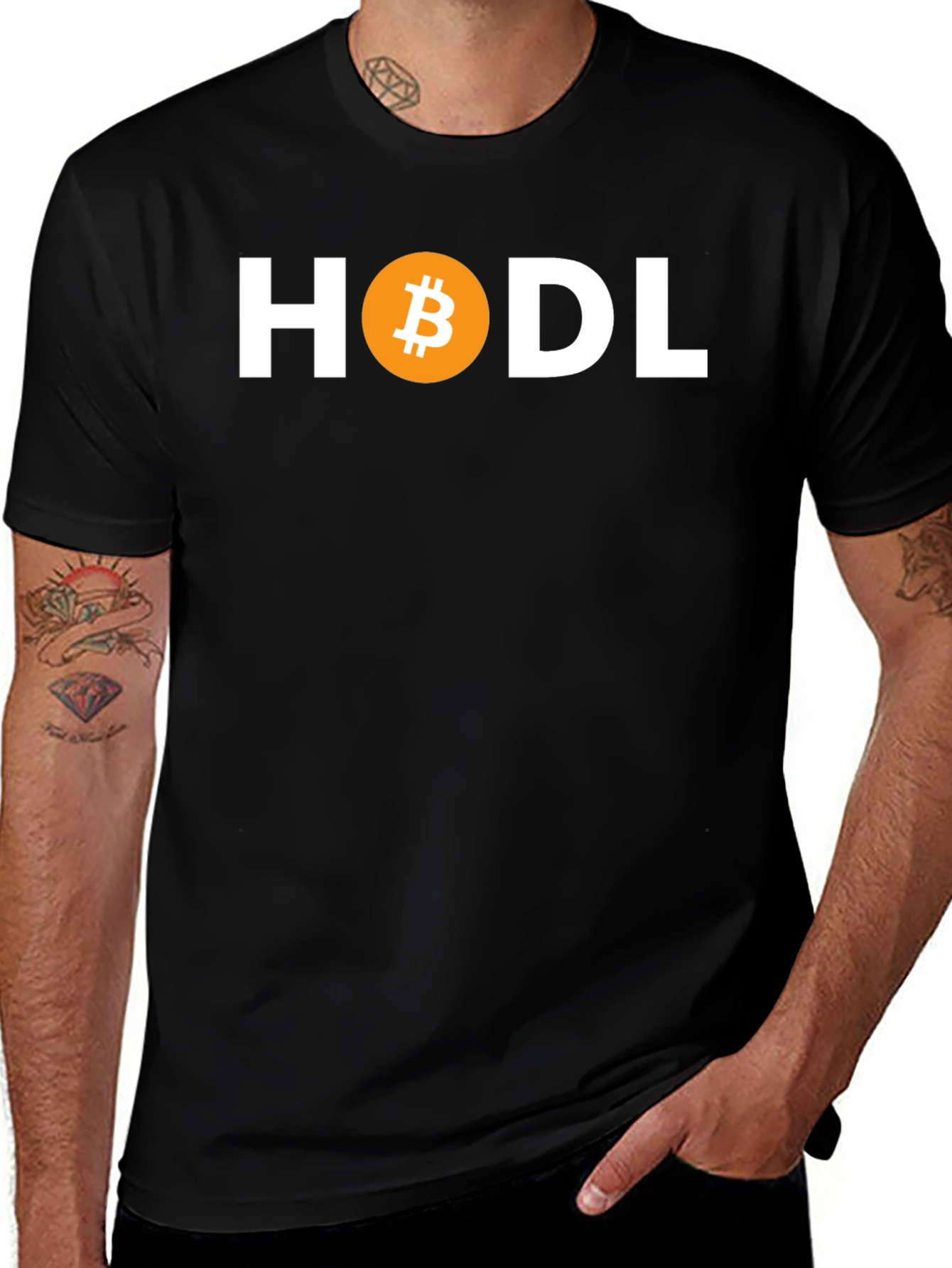 HODL Bitcoin T-Shirt - Crypto Investor Tee