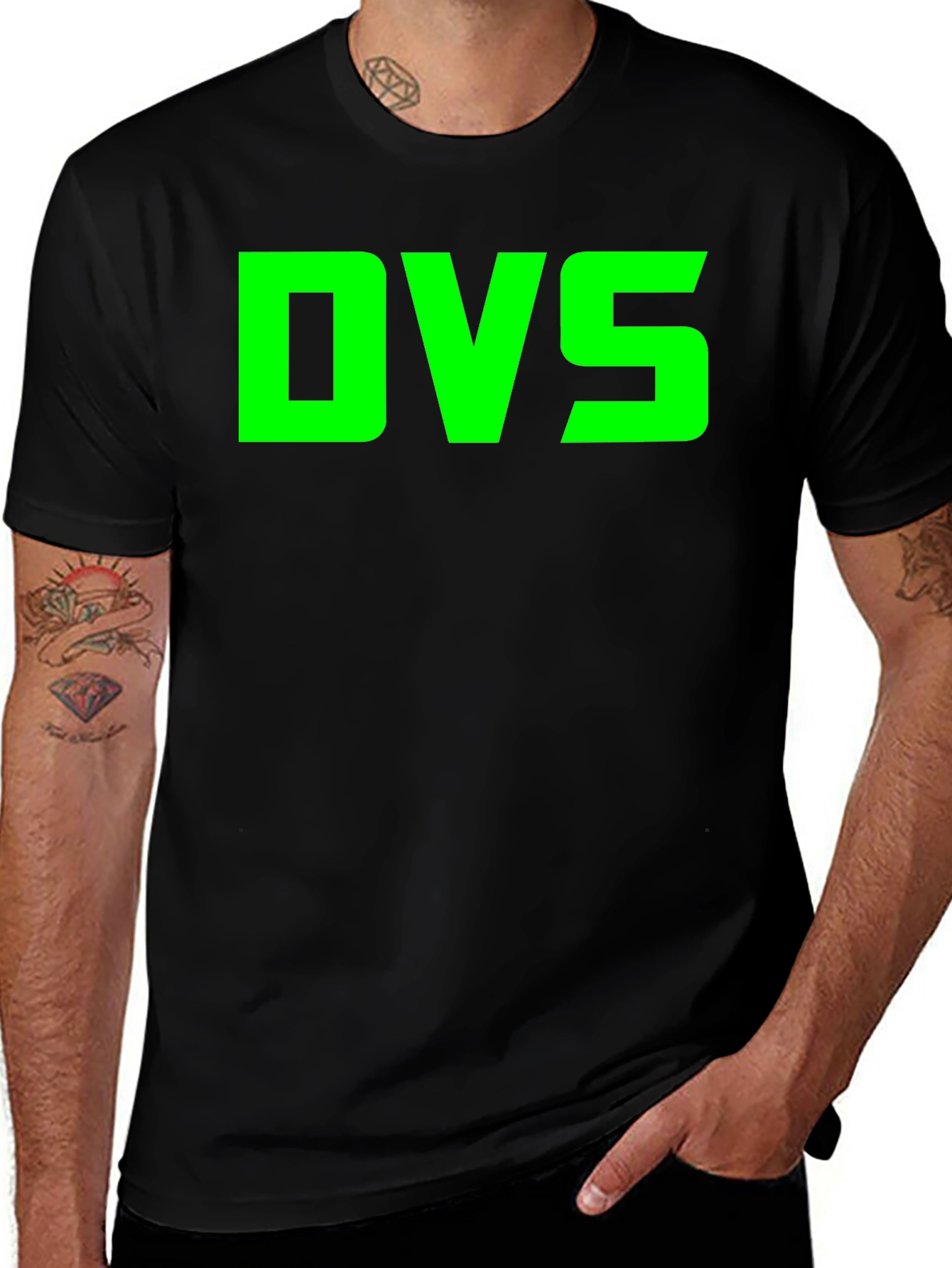 Variant 5 of DVS Graphic Print Black T-Shirt