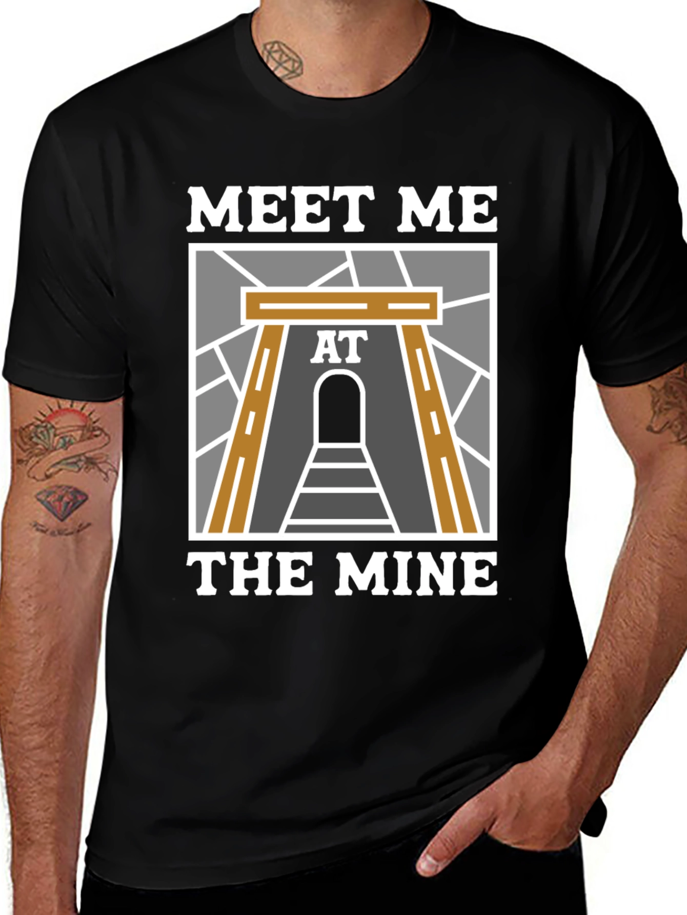 Variant 27 of Meet Me at the Mine Graphic Tee - Miner T-Shirt