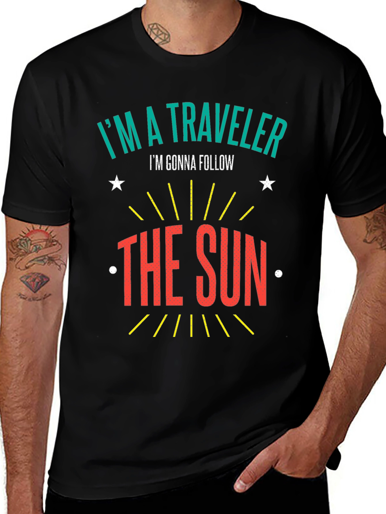 Variant 20 of I'm A Traveler T-Shirt - Follow The Sun Tee