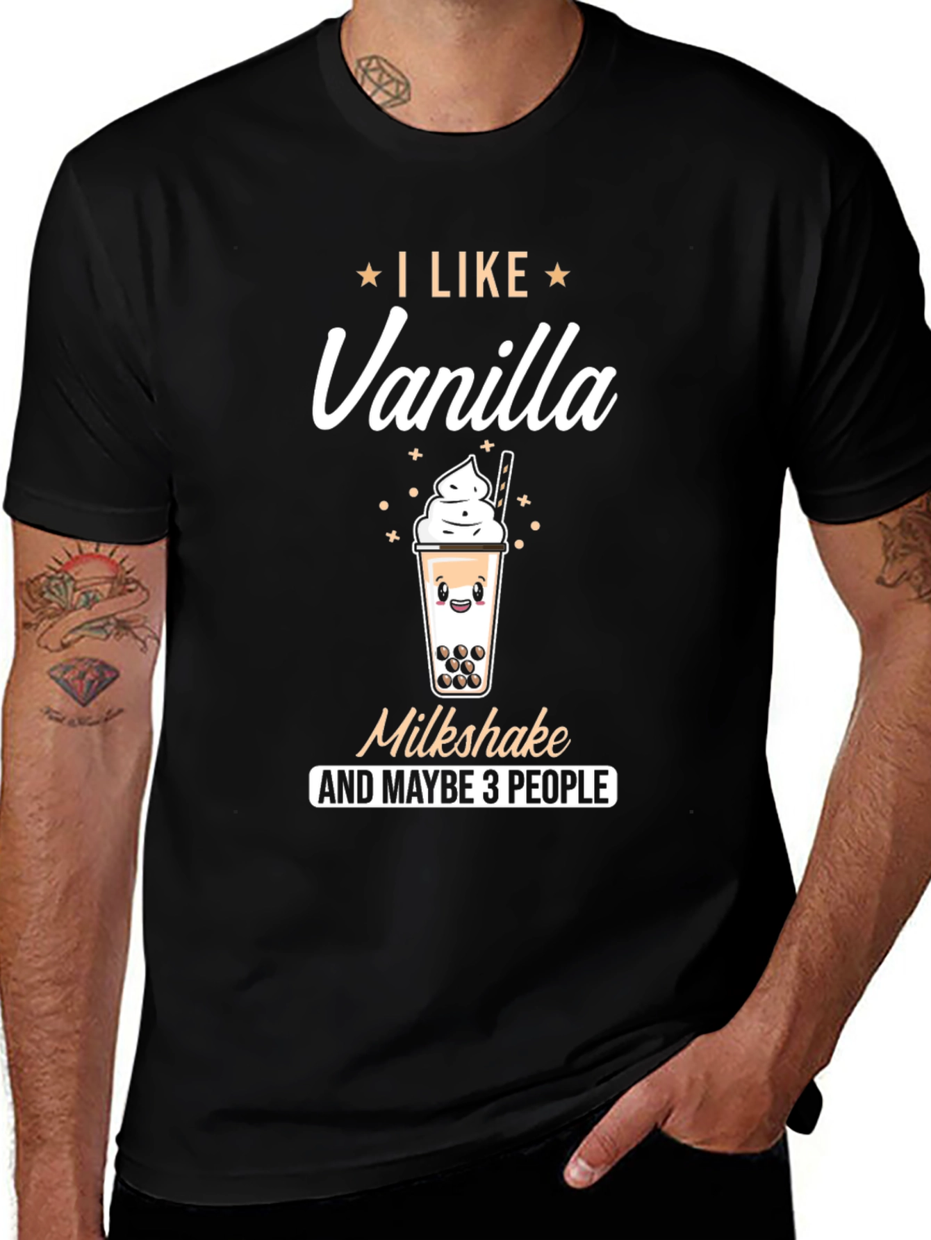 Variant 11 of I Like Vanilla Milkshake T-Shirt