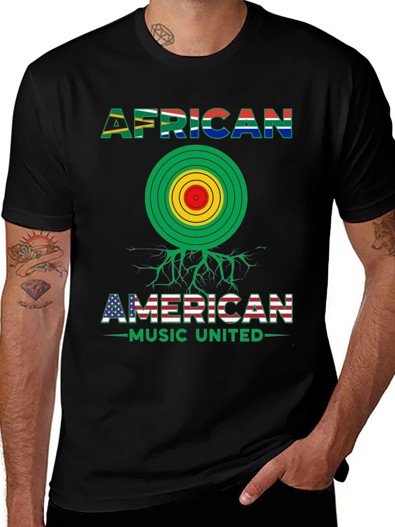 African American Music United T-Shirt