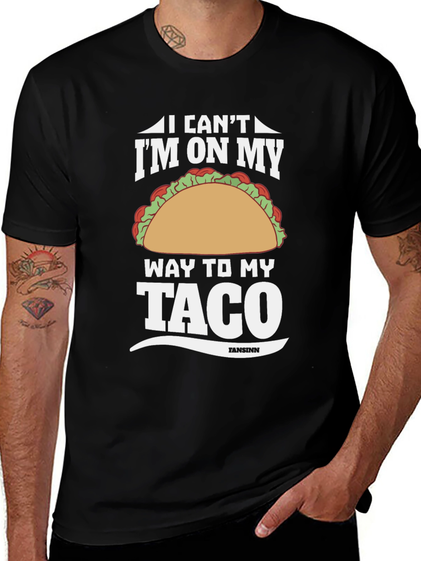 Variant 6 of I'm On My Way To My Taco Graphic Tee